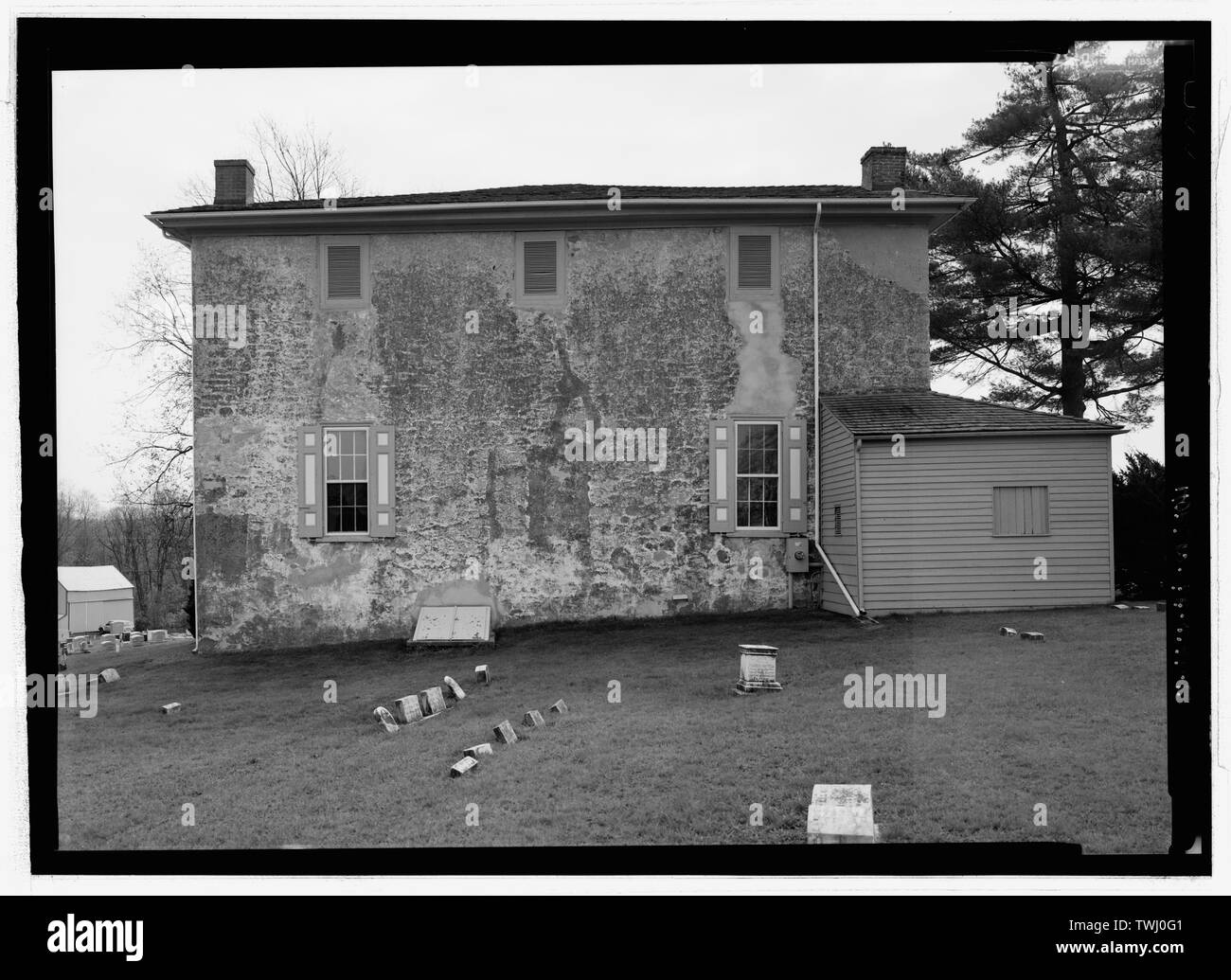  Sadsbury Freunde Meeting House, Simmontown Road, 0,25 Meilen östlich der Route 41 Kreuzung