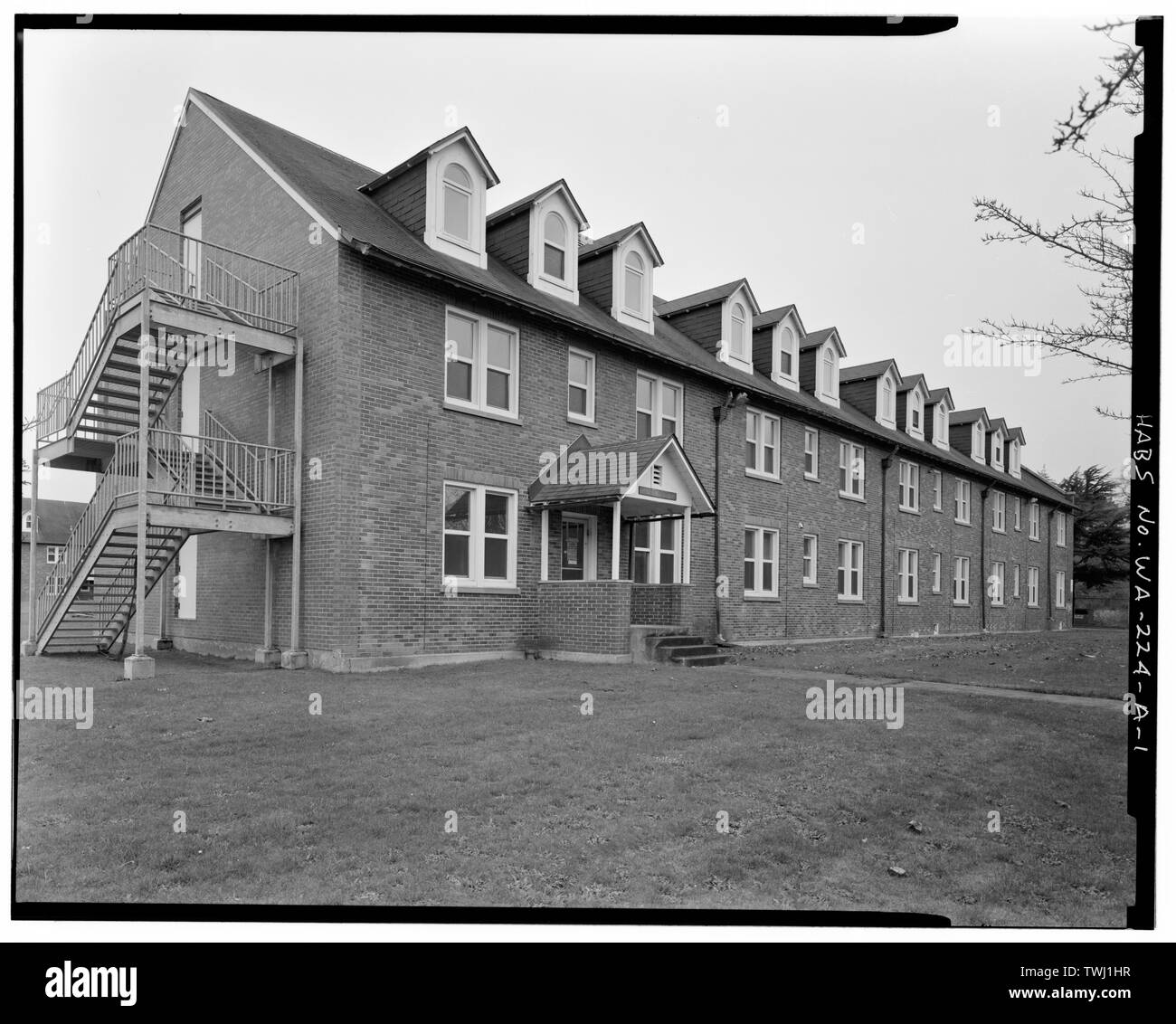 - Sand Point Naval Station Puget Sound, Gebäude Nr. 26 Nord, 7400 Sand Point Weg nordöstlich, Seattle, King County, WA Stockfoto