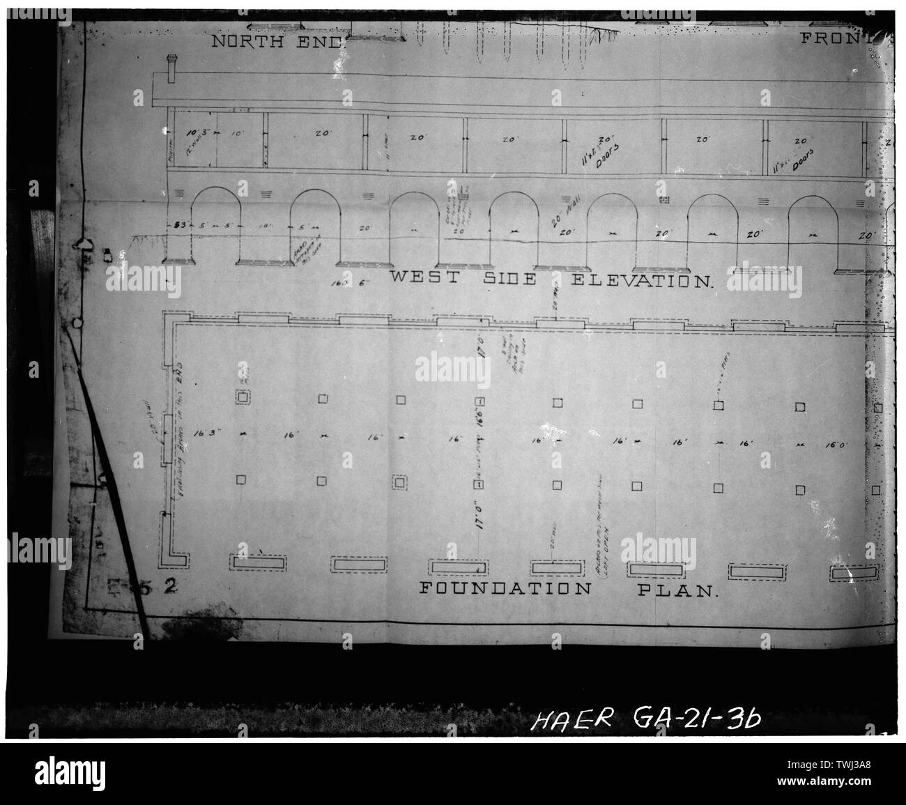 - Seaboard Fluggesellschaft Eisenbahn, Güterbahnhof, Front Avenue, 1200-1300 Blöcke, Columbus, Muscogee County, GA Stockfoto