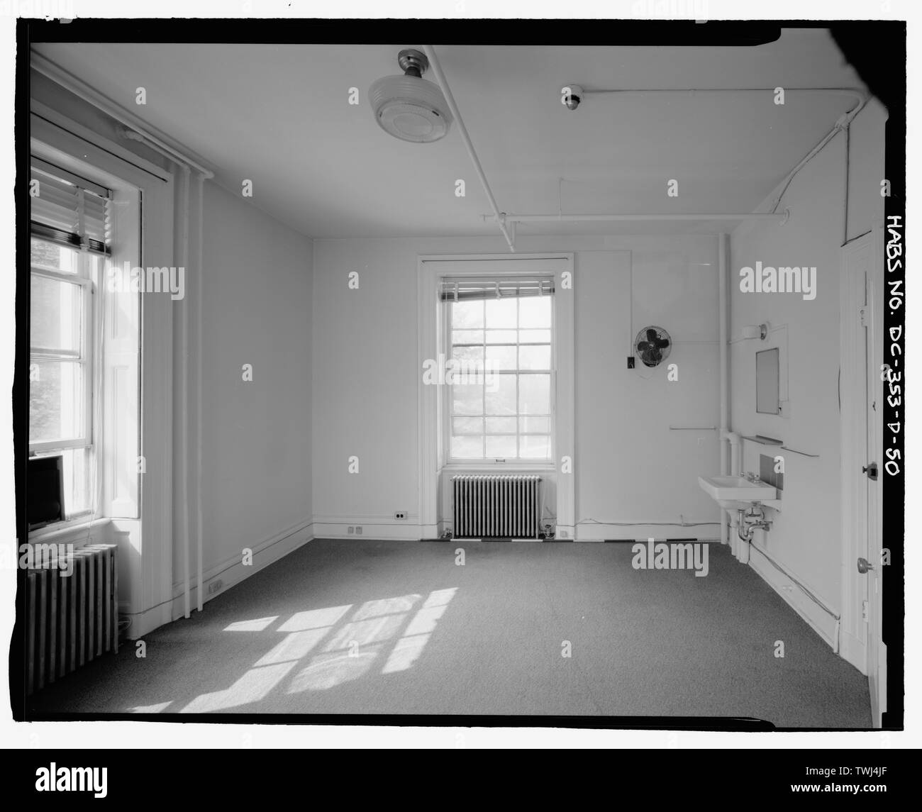 Zweite Etage, Zimmer 205, nach Norden - US-Soldaten nach Hause, Mais Rigs, Rock Creek Church Road und Upshur Street Northwest, Washington, District of Columbia, DC Stockfoto