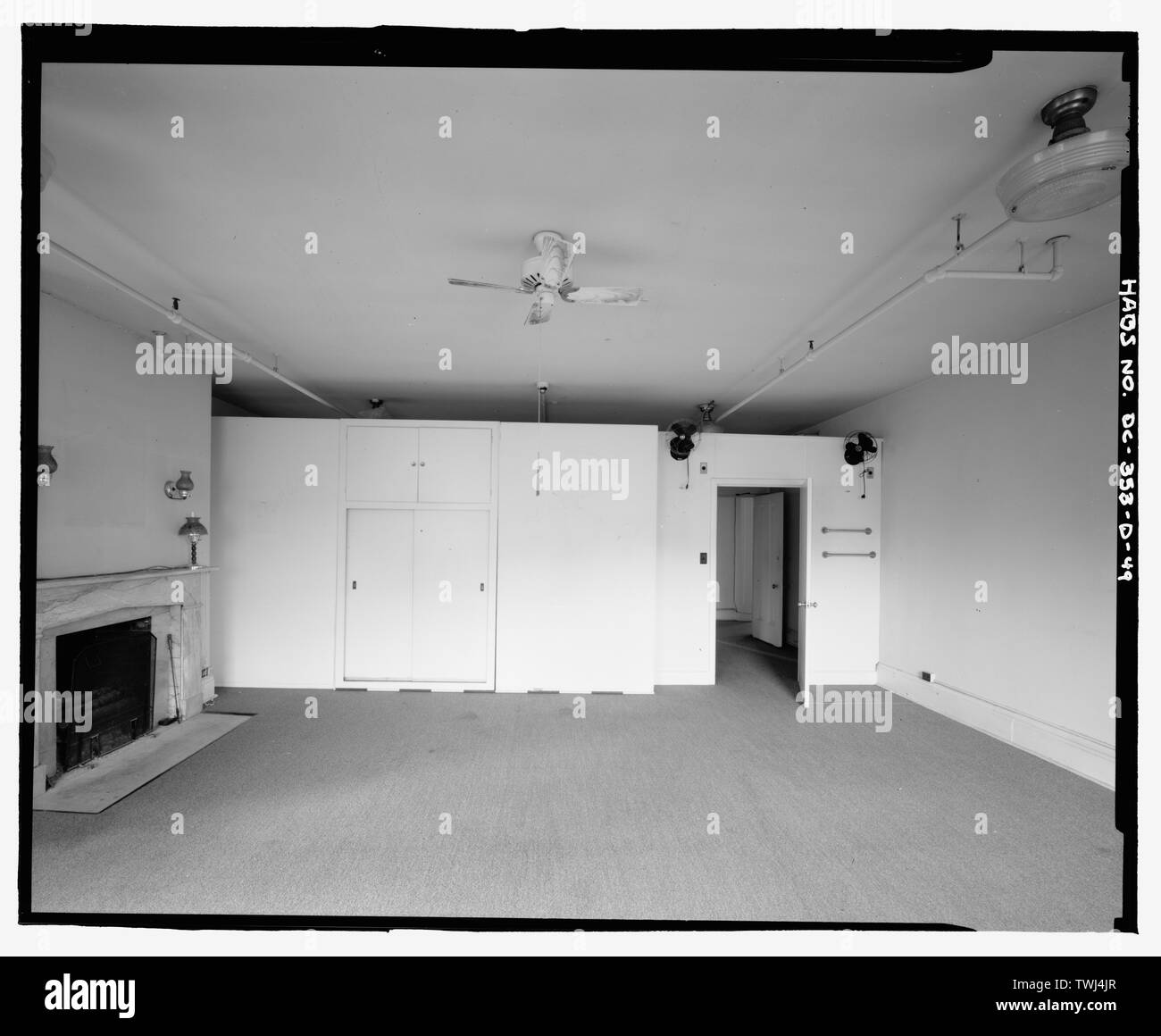 Zweite Etage, Zimmer 207, nach Norden - US-Soldaten nach Hause, Mais Rigs, Rock Creek Church Road und Upshur Street Northwest, Washington, District of Columbia, DC Stockfoto