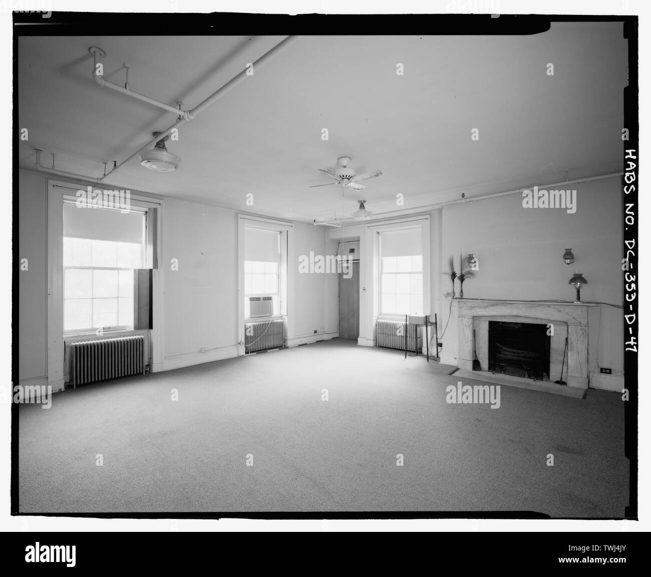 Zweite Etage, Zimmer 207, nach Südwesten - US-Soldaten nach Hause, Mais Rigs, Rock Creek Church Road und Upshur Street Northwest, Washington, District of Columbia, DC Stockfoto