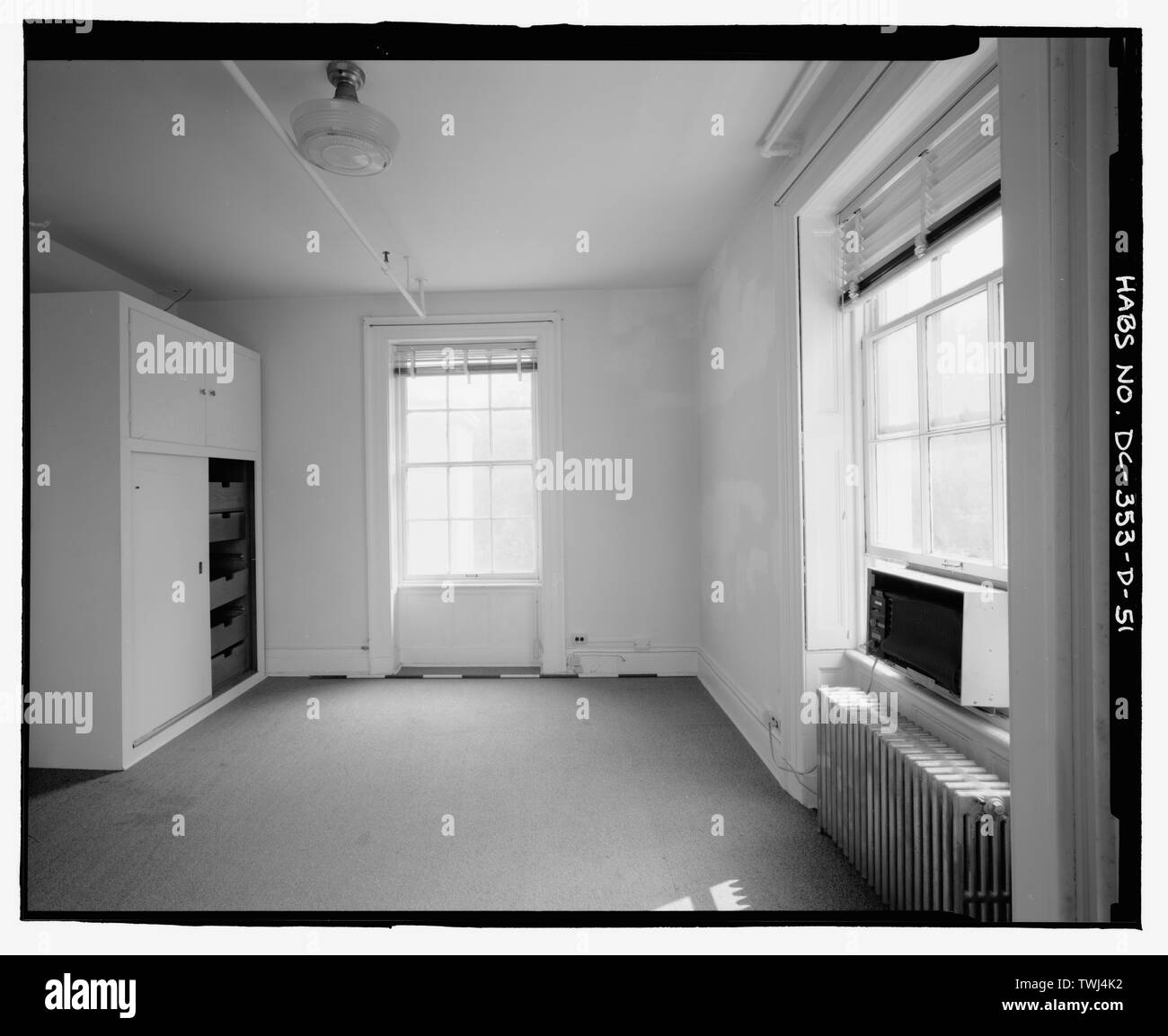 Zweite Etage, Zimmer 205, Südlage - US-Soldaten nach Hause, Mais Rigs, Rock Creek Church Road und Upshur Street Northwest, Washington, District of Columbia, DC Stockfoto