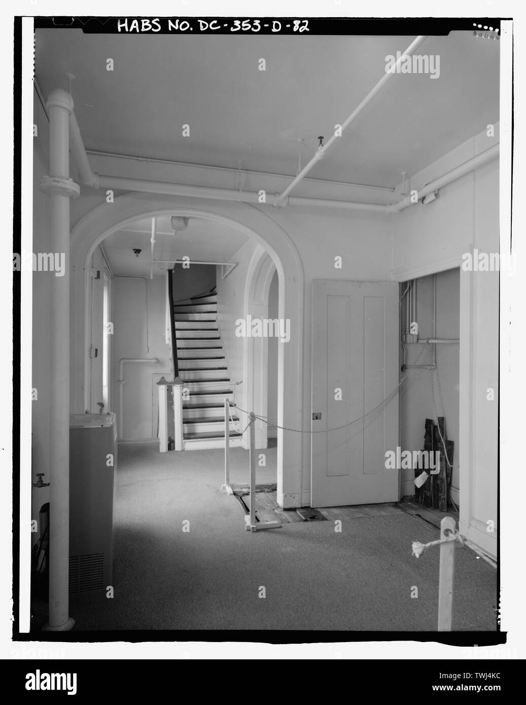 Zweite Etage, Zimmer 202, nach Osten - US-Soldaten nach Hause, Mais Rigs, Rock Creek Church Road und Upshur Street Northwest, Washington, District of Columbia, DC Stockfoto