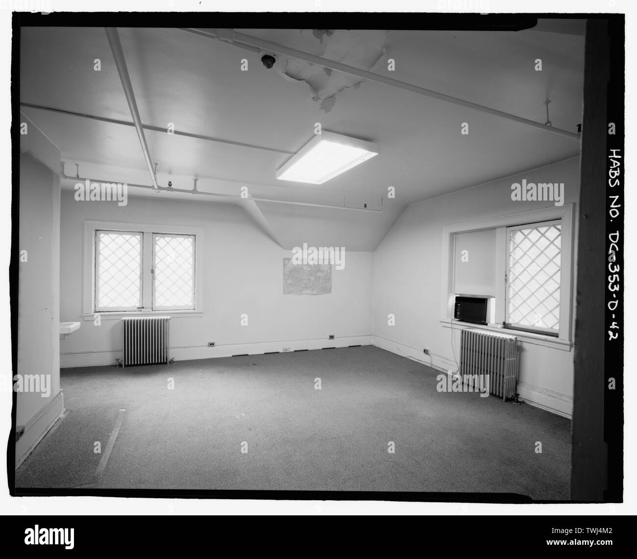 Zweite Etage, Zimmer 212, nach Osten - US-Soldaten nach Hause, Mais Rigs, Rock Creek Church Road und Upshur Street Northwest, Washington, District of Columbia, DC Stockfoto