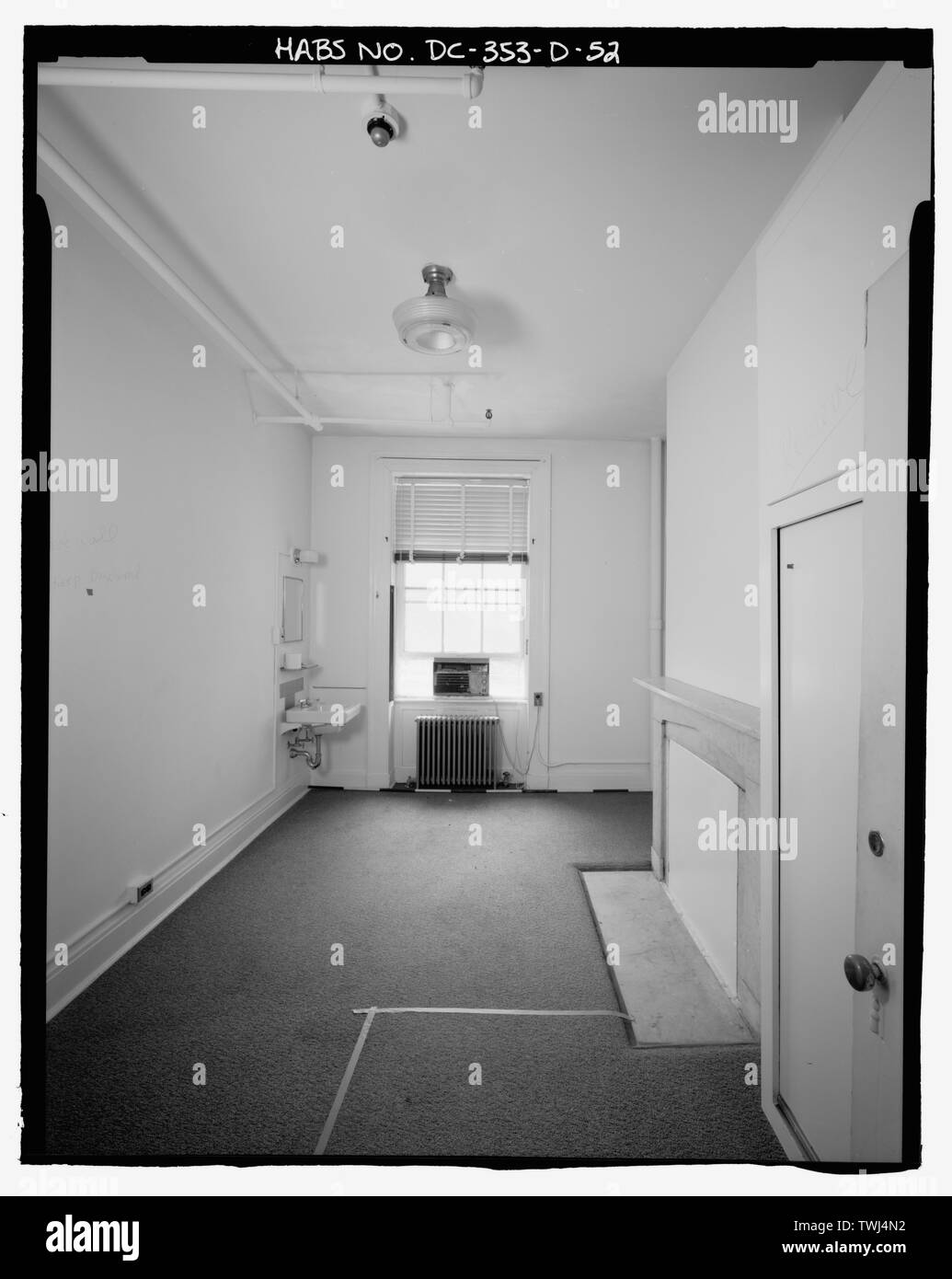 Zweite Etage, Zimmer 208, Südlage - US-Soldaten nach Hause, Mais Rigs, Rock Creek Church Road und Upshur Street Northwest, Washington, District of Columbia, DC Stockfoto