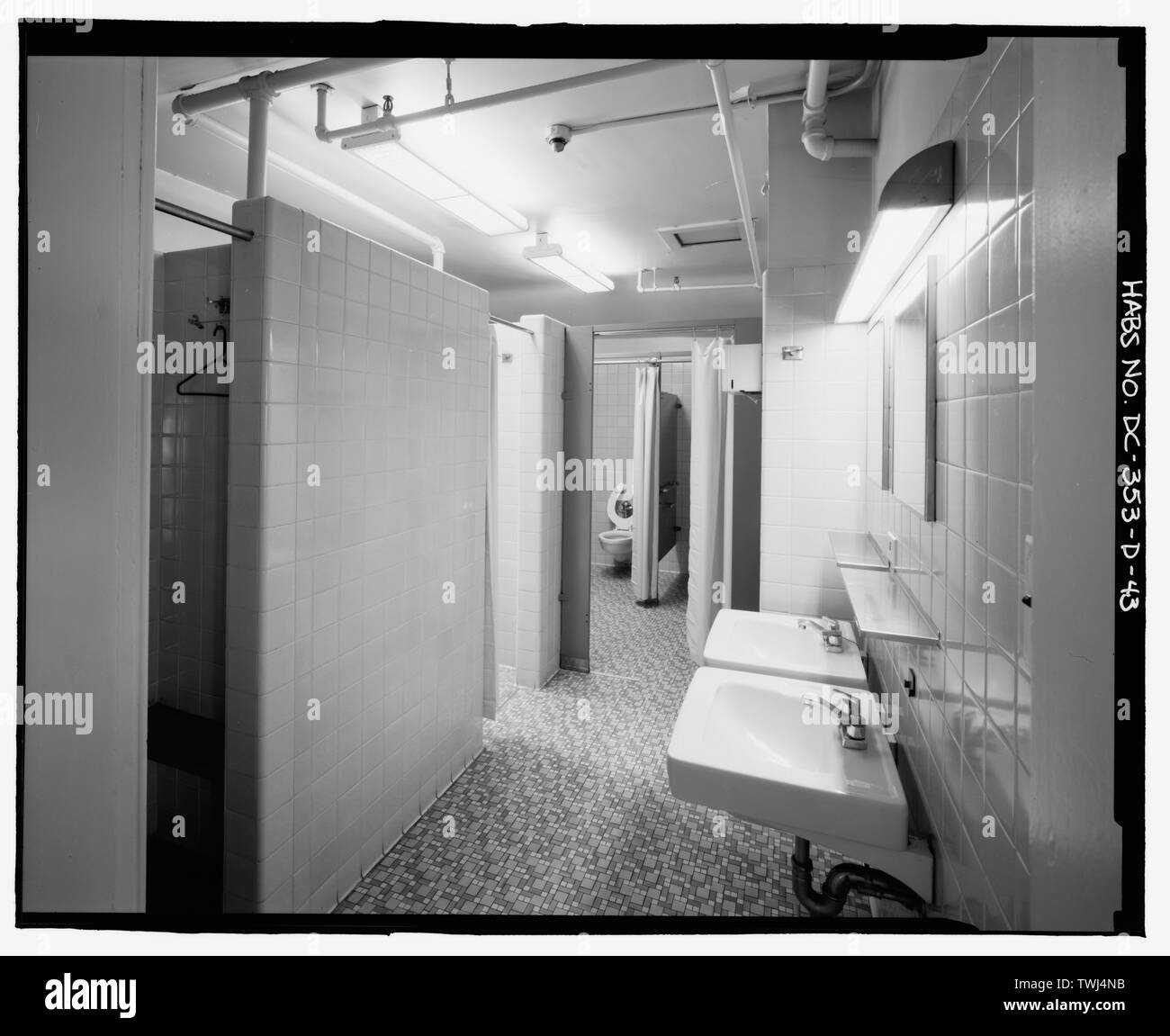 Zweite Etage, Zimmer 213, nach Osten - US-Soldaten nach Hause, Mais Rigs, Rock Creek Church Road und Upshur Street Northwest, Washington, District of Columbia, DC Stockfoto