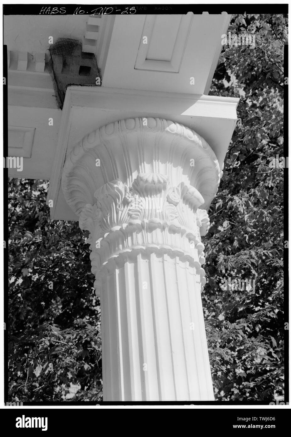 September 1971 ALLGEMEINE ANSICHT VON NORDEN - James E.D. Lanier House, 511 West First Street, Madison, Jefferson County, IN; Costigan, Francis J; Jandoli, Liz, Sender; Preis, Virginia B, Sender Stockfoto