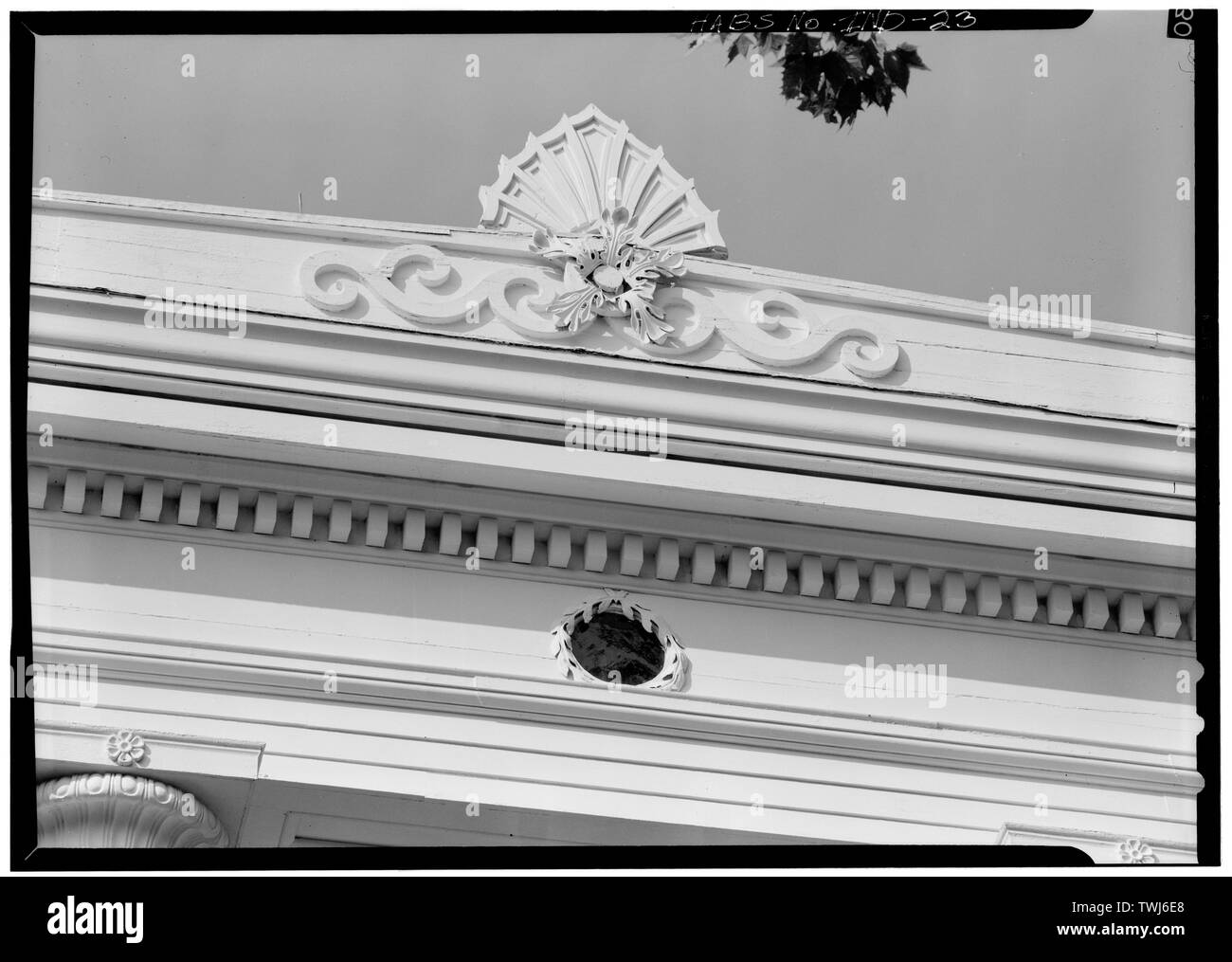 September 1971 ALLGEMEINE ANSICHT VON SÜDOSTEN - James E.D. Lanier House, 511 West First Street, Madison, Jefferson County, IN; Costigan, Francis J; Jandoli, Liz, Sender; Preis, Virginia B, Sender Stockfoto