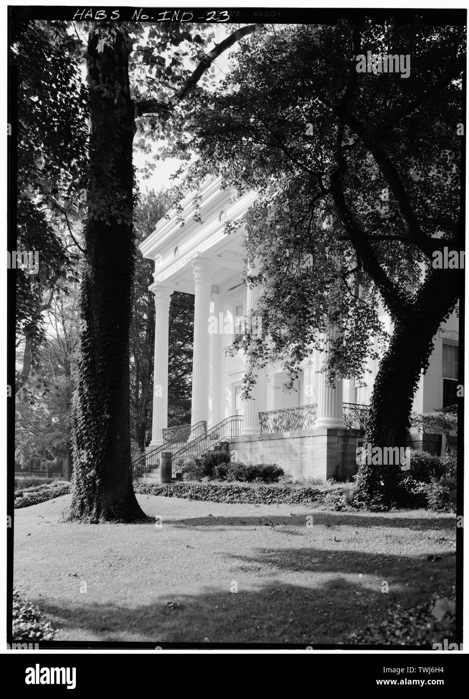 September 1971 TELE VON GESIMS - James E.D. Lanier House, 511 West First Street, Madison, Jefferson County, IN; Costigan, Francis J; Jandoli, Liz, Sender; Preis, Virginia B, Sender Stockfoto