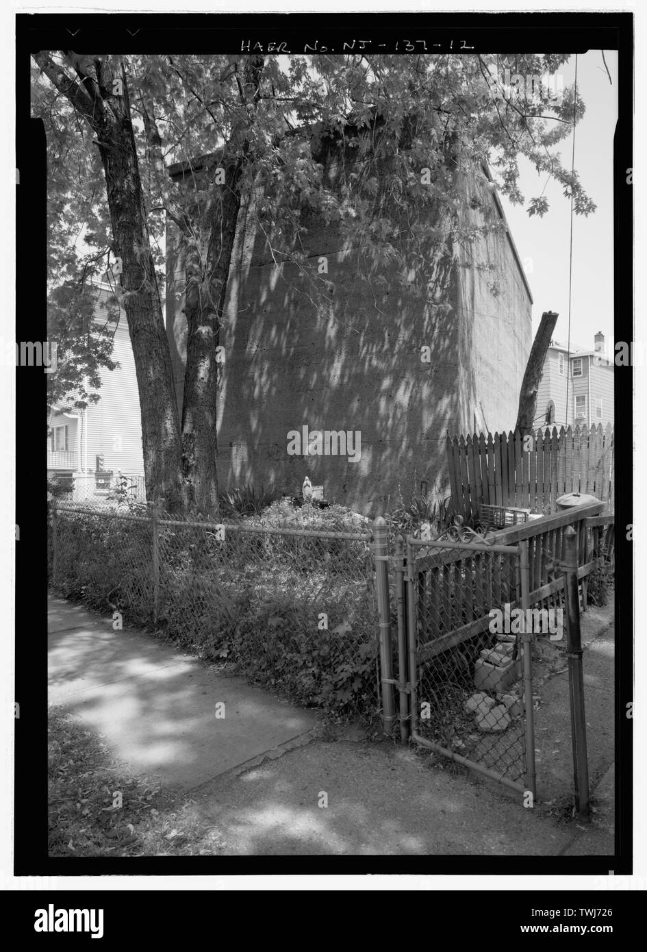 Die Welle Nr. 1 Nordwesten schauen - Delaware, Lackawanna und westliche Eisenbahn, südlich von Bergen Tunnel, Jersey City, Hudson County, New Jersey Stockfoto