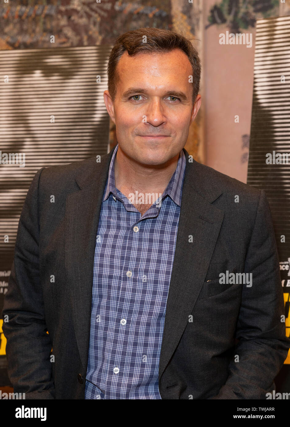 New York, NY - 20. Juni 2019: Greg Kelly besucht Screening der Dokumentarfilm Mike Wallace wird hier in der Whitby Stockfoto