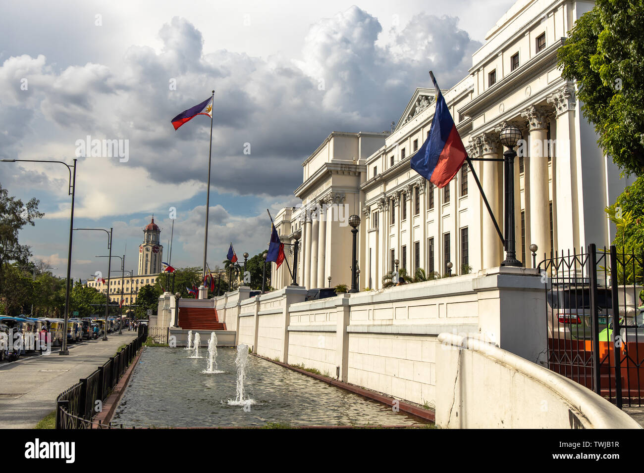 Juni 8, 2019 Bildende Kunst Nationalmuseum Gebäude, Manila, Philippinen Stockfoto