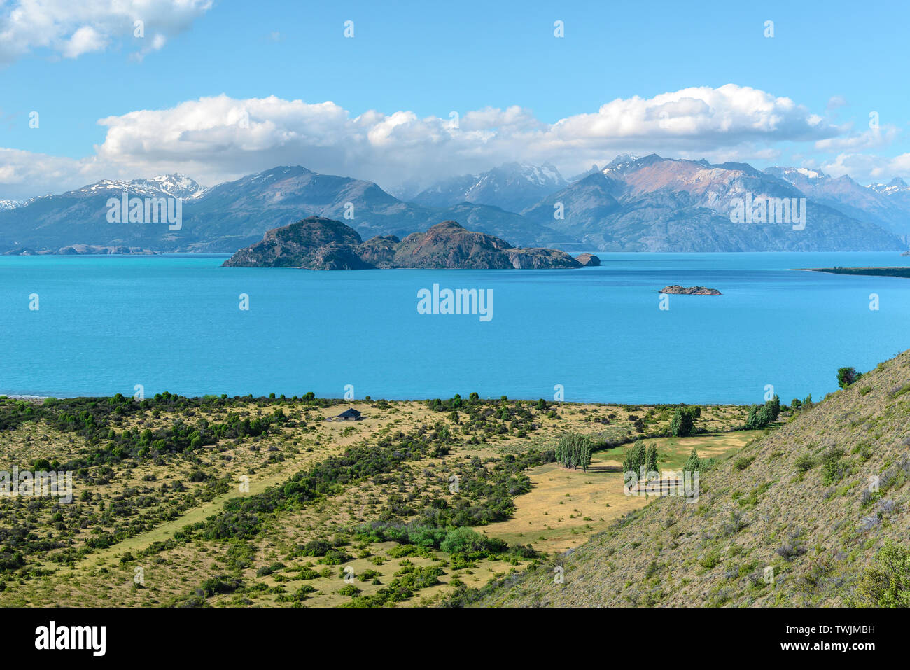 Lago General Carrera, chilenischen Patagonien Stockfoto