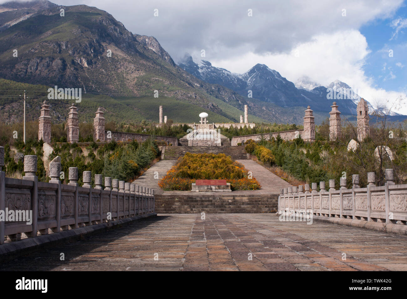 Huanglongxi Tempel Stockfoto