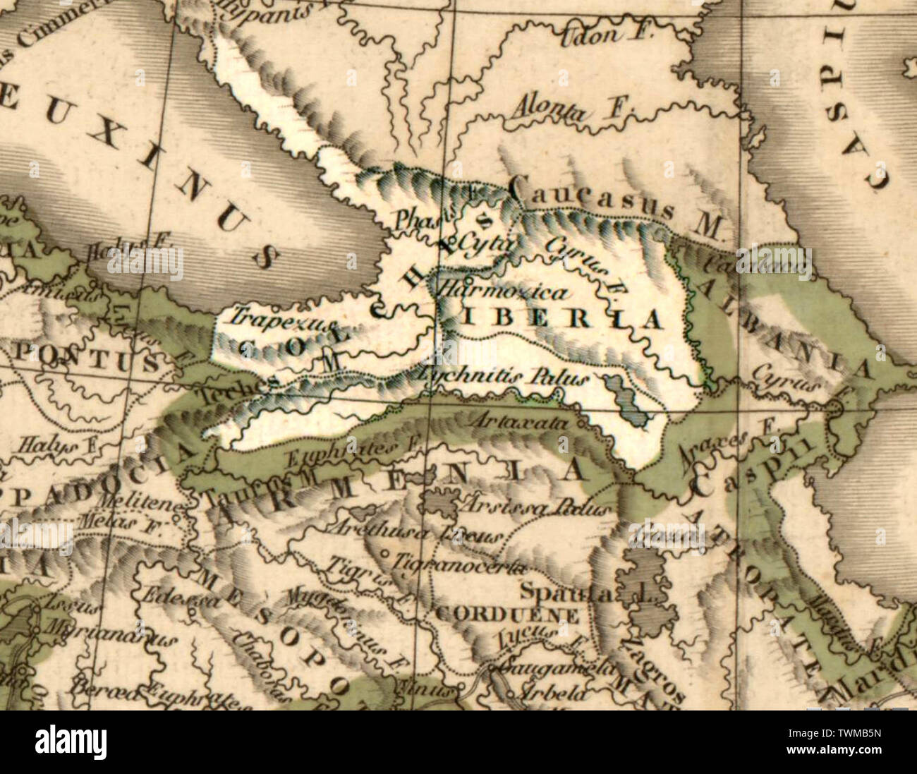 Alten georgischen Staaten von Kolchis und Iberia, 500-400 v. Chr. Stockfoto