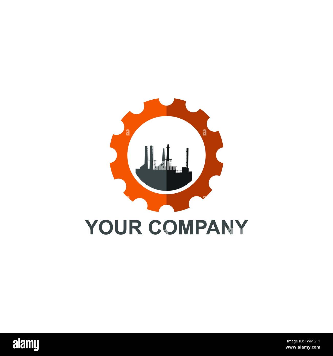 Übersicht Architektur Immobilien Gebäude logo mit Gitterlinien Stock Vektor