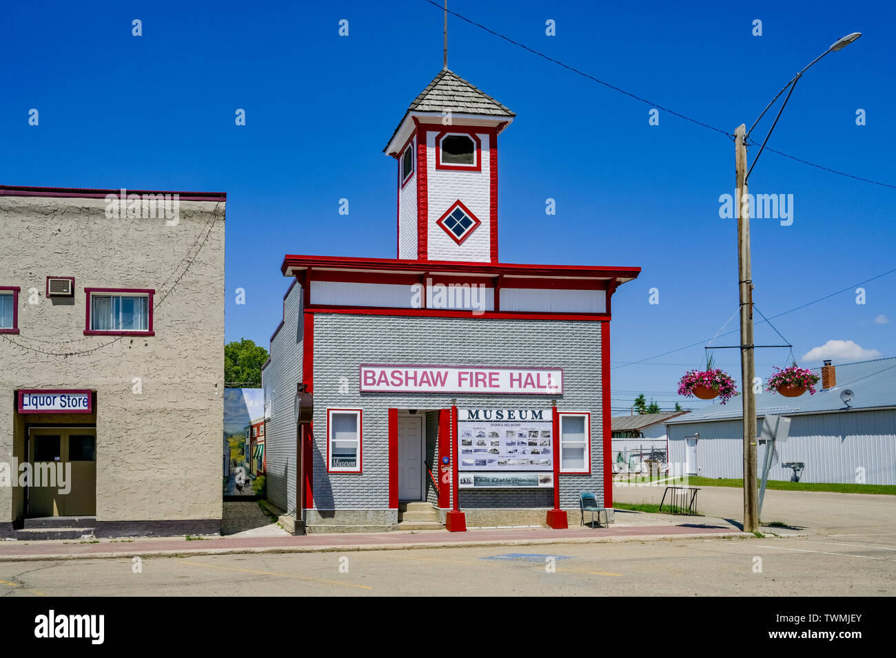 Bashaw, Alberta, Kanada Stockfoto