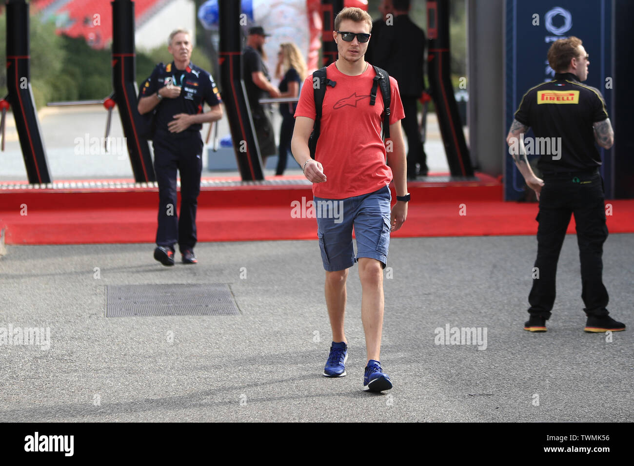 Marseille, Frankreich. 21. Jun 2019. FIA Formel 1 Grand Prix von Frankreich, Training; Sergei Sirotkin Credit: Aktion Plus Sport Bilder/Alamy leben Nachrichten Stockfoto