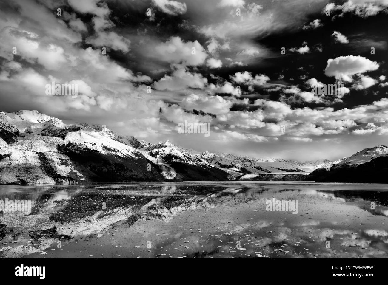 Harvard Clacier im College Fjord, Alaska, USA Stockfoto