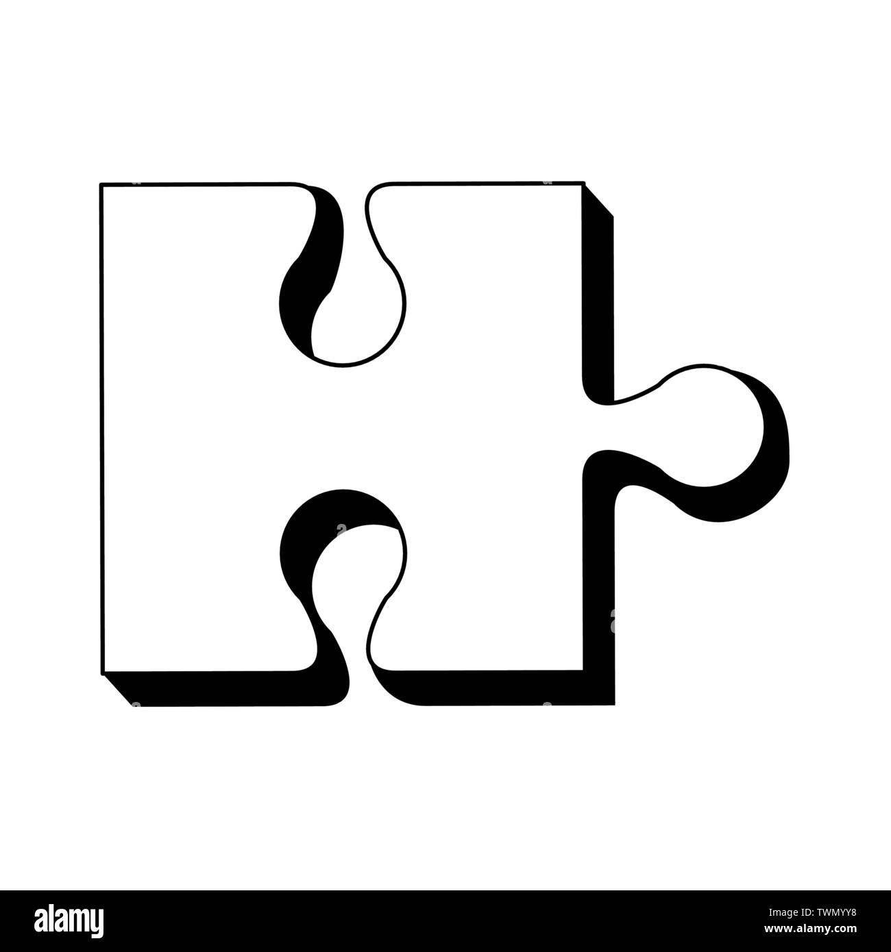 Puzzle Stuck Symbol Stockfotos Und Bilder Kaufen Alamy