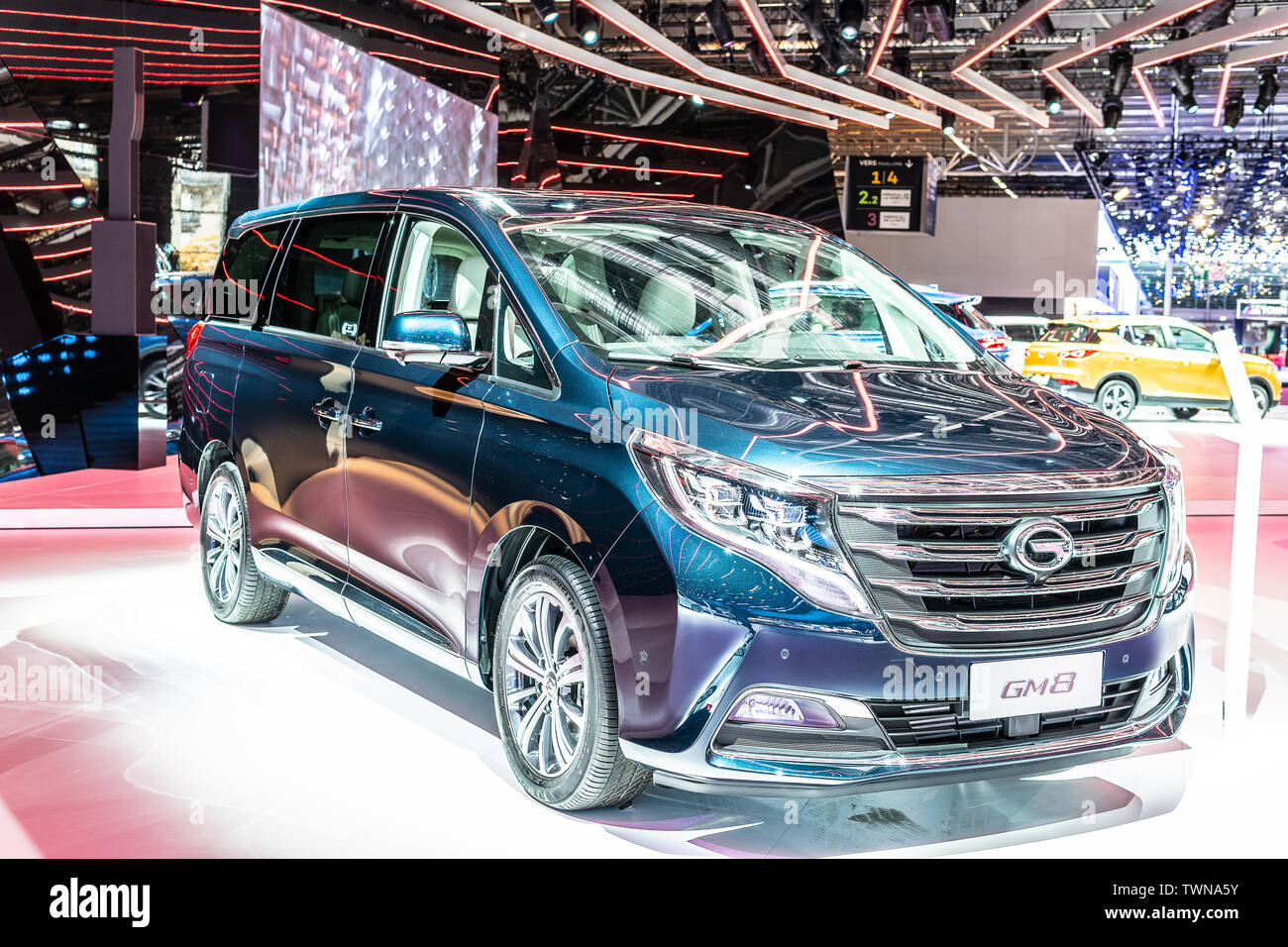 Paris, Frankreich, 08. Oktober, 2018: GAC Motor GM 8 bei Mondial Paris Motor Show Auto vom chinesischen Automobilhersteller produziert GAC Motor Stockfoto