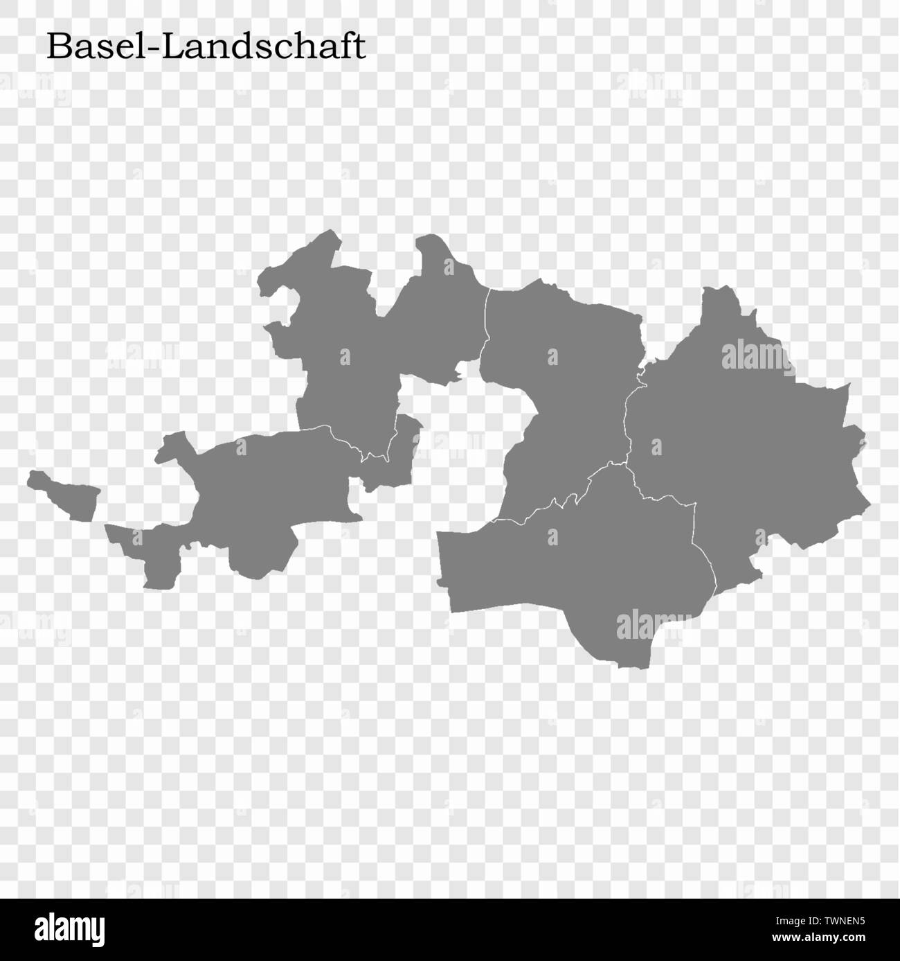 Basel Stadt Switzerland Map Stockfotos und -bilder Kaufen - Alamy