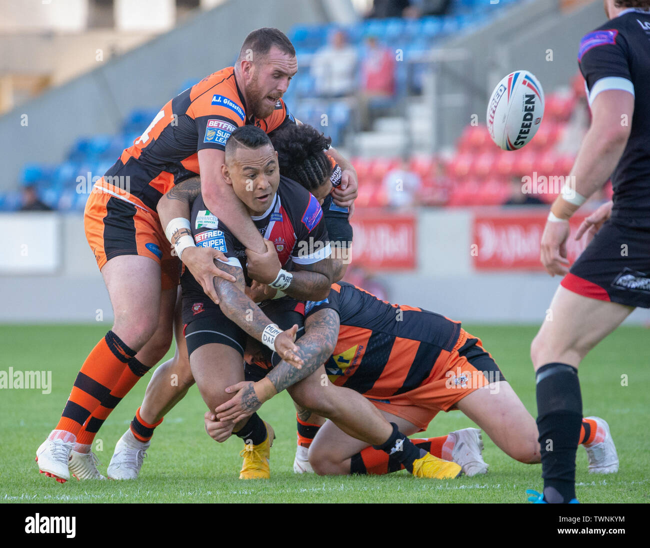 Betfred Super League, Salford v Castleford 21-06-2019 Stockfoto