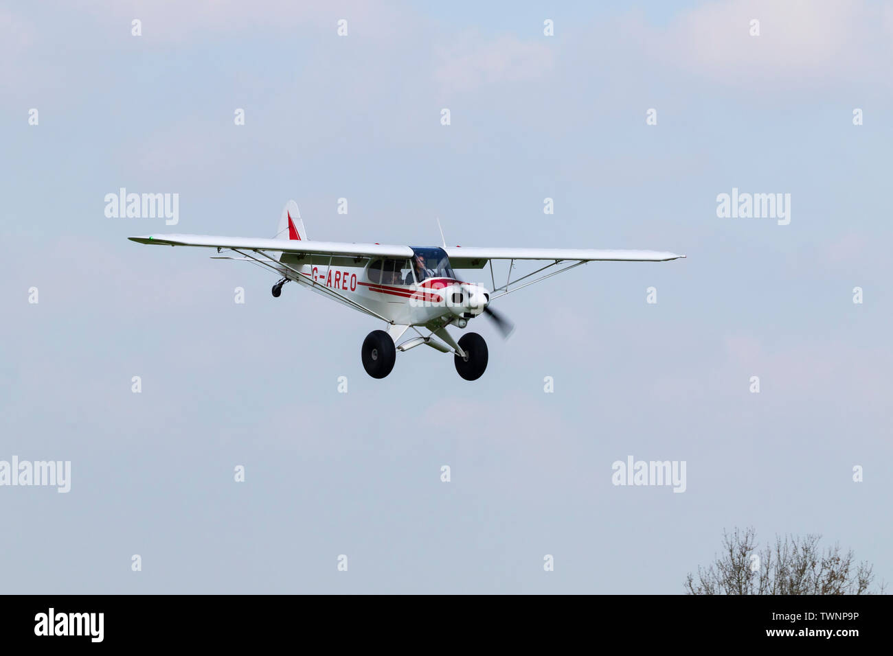 Piper PA Super Cub G--18-150 AREO Stockfoto