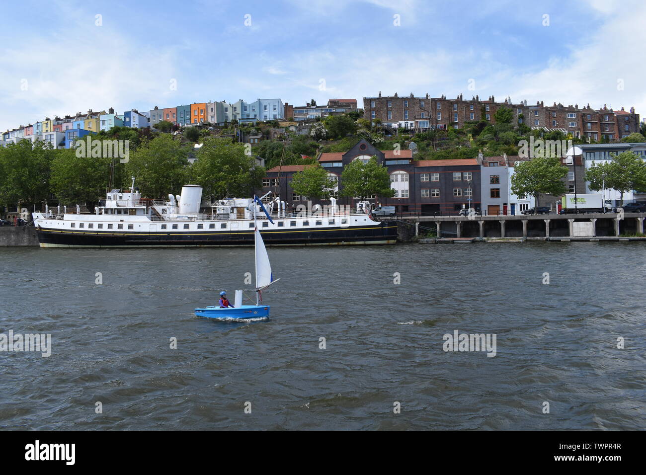 Die schwimmenden Hafen, Bristol, UK Stockfoto