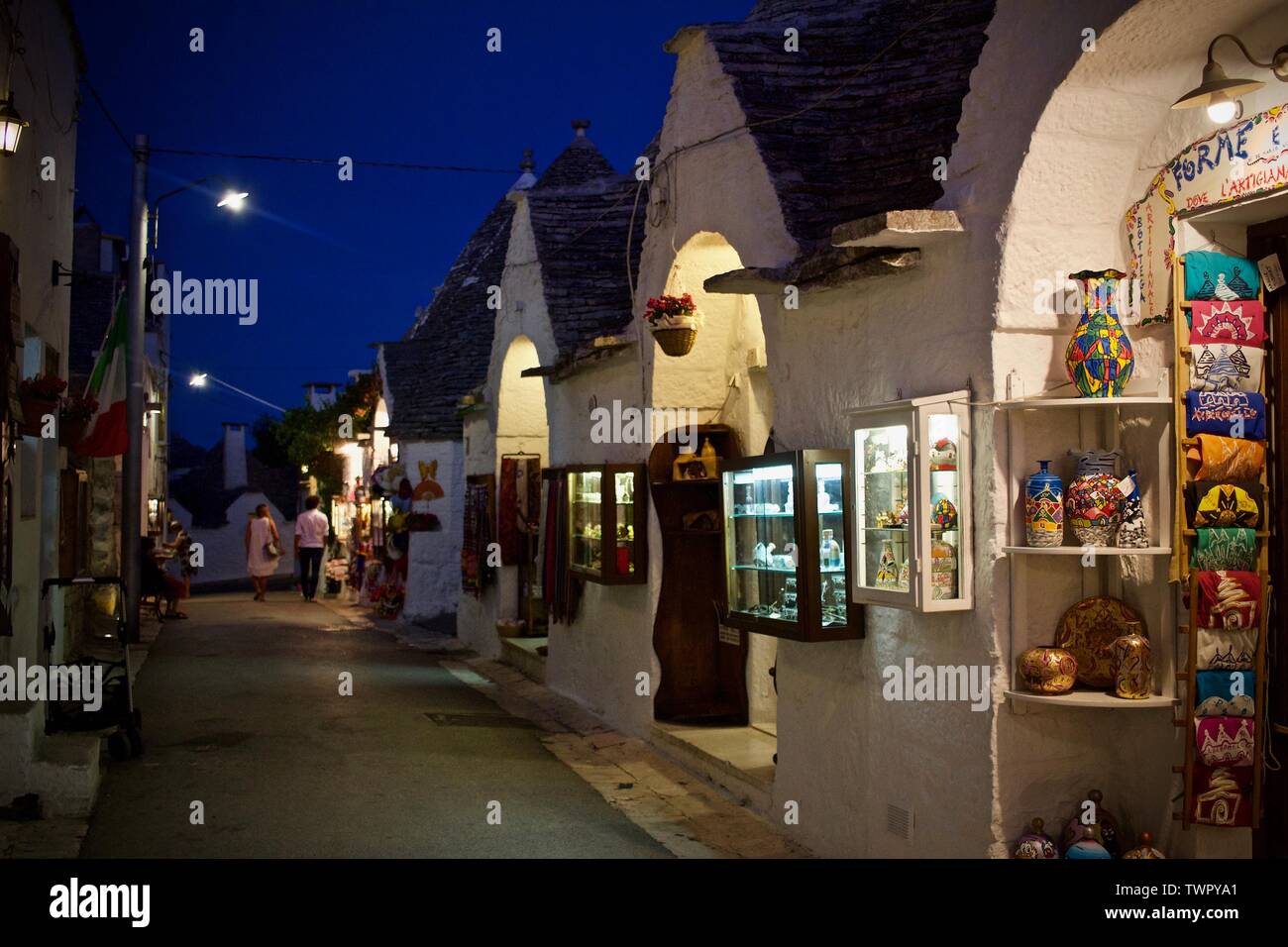 Alberobello's Trulli Stockfoto