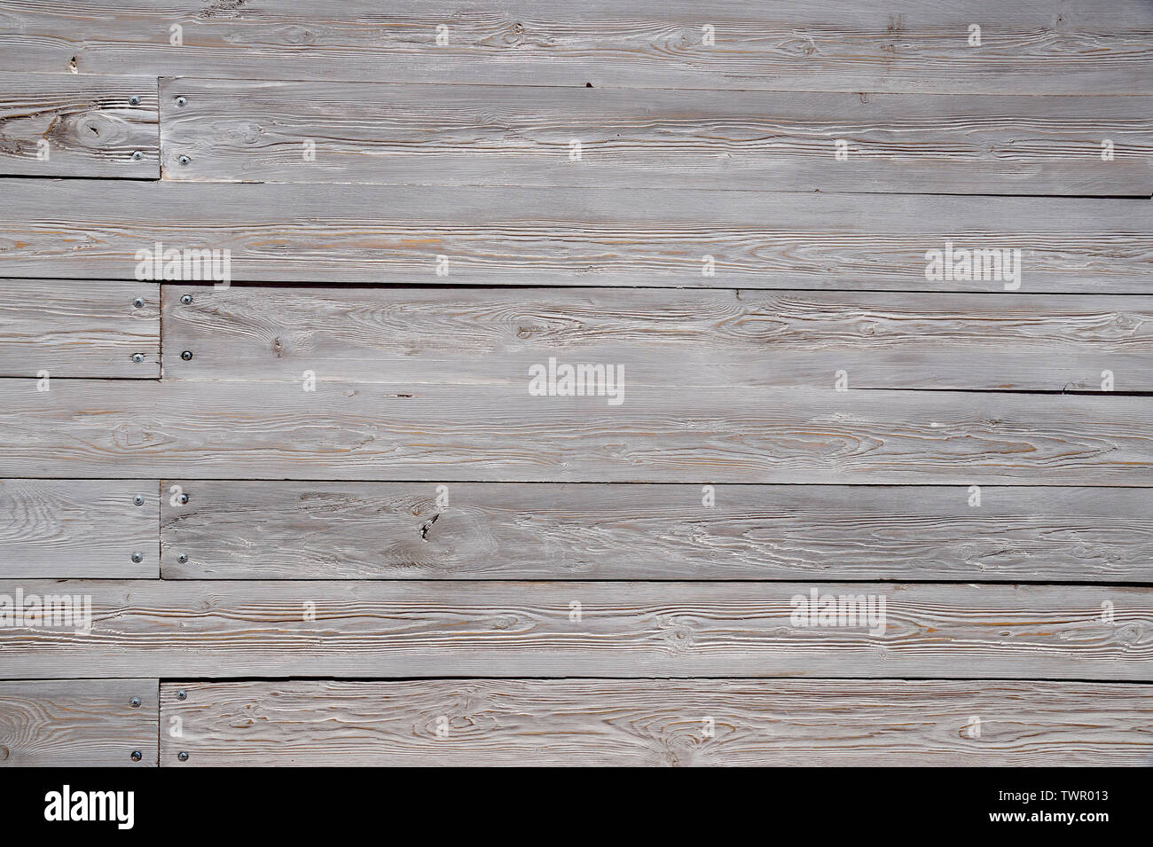 Farbige Holzteile Oberfläche als Gestaltungselement Stockfoto