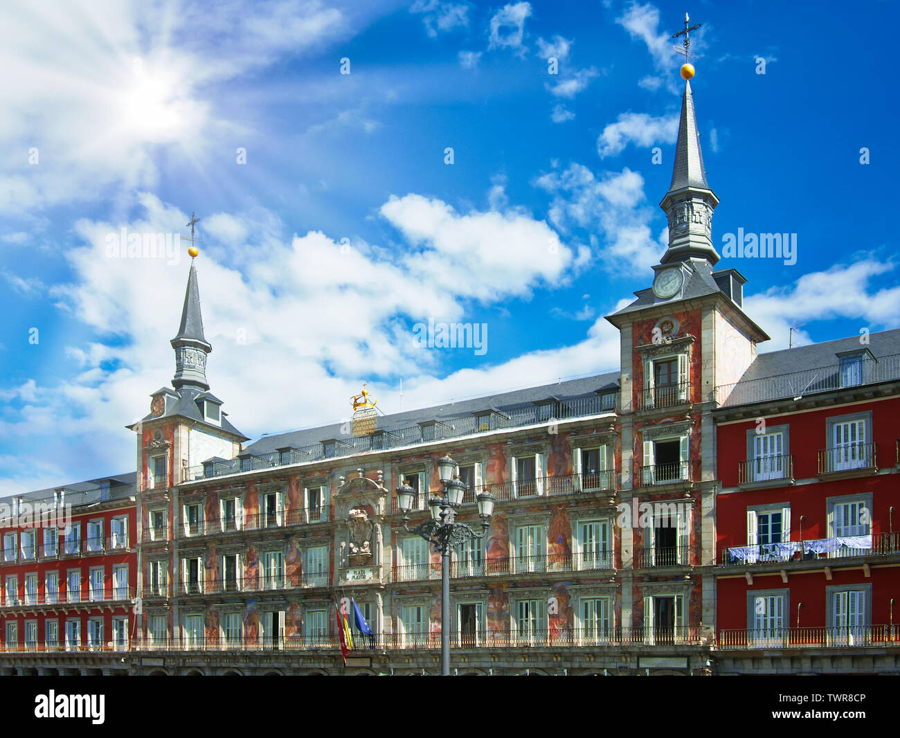 Plaza Mayor Hauptplatz das Wichtigste in Madrid, Spanien Stockfoto