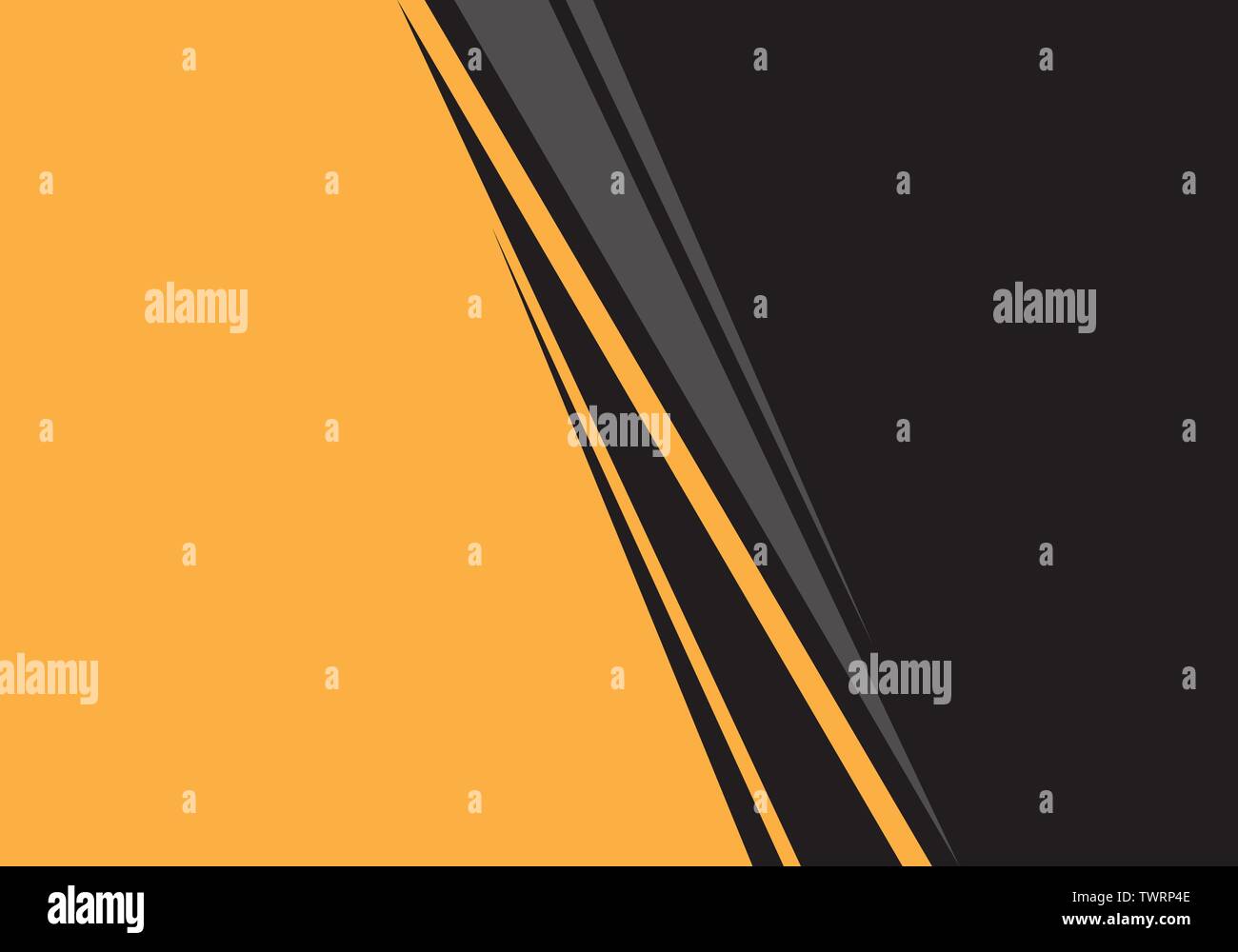 Abstrakte gelb schwarze Linie leer Design moderne futuristischen Hintergrund Vector Illustration. Stock Vektor