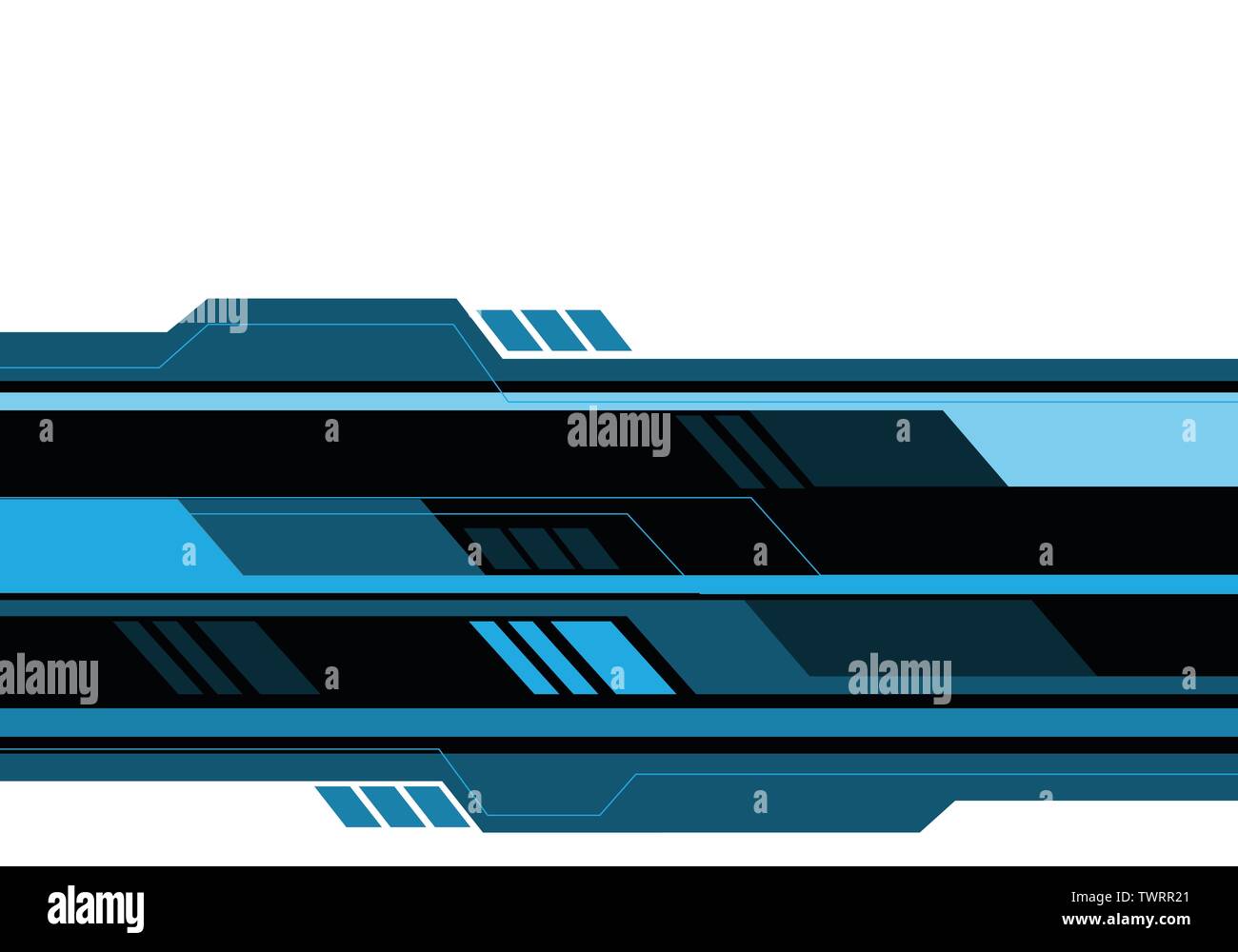 Abstrakt Blau Grau polygon futuristische Technologie auf weißen Design modern creative Hintergrund Vector Illustration. Stock Vektor