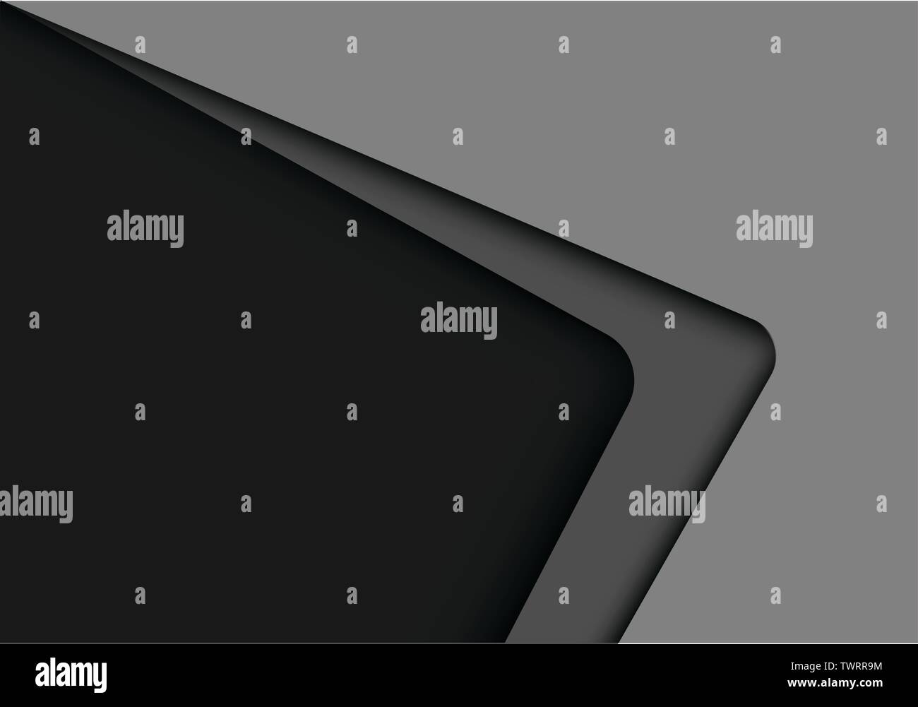 Abstrakte grau Ton Pfeil Richtung Design moderne futuristischen Hintergrund Vector Illustration. Stock Vektor