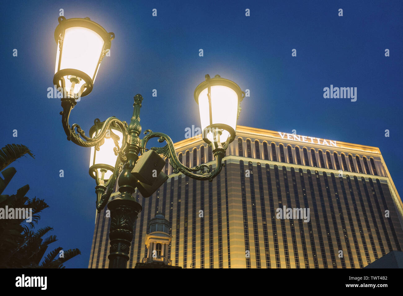 Die venentin Macao, die Casino Resort Hotel in Cotai Strip, Taipa Macau. Stockfoto