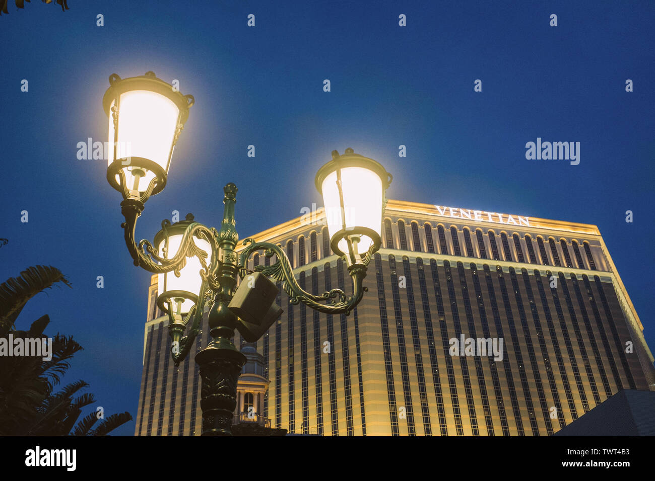 Das venetian macao, das Casino Resort Hotel im Cotai Strip, taipa von Macau. Stockfoto