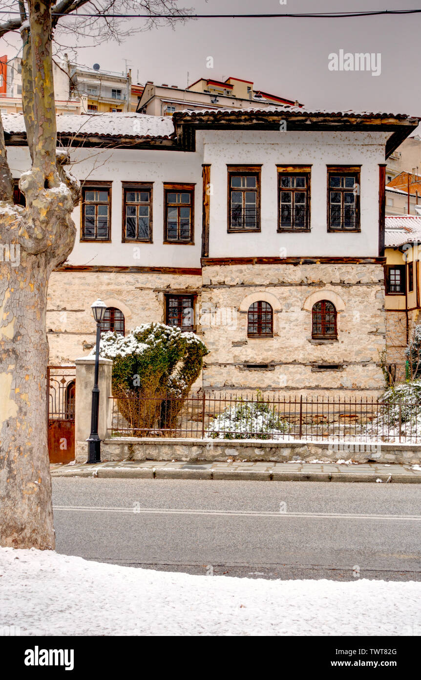 Kastoria im Winter, Griechenland Stockfoto