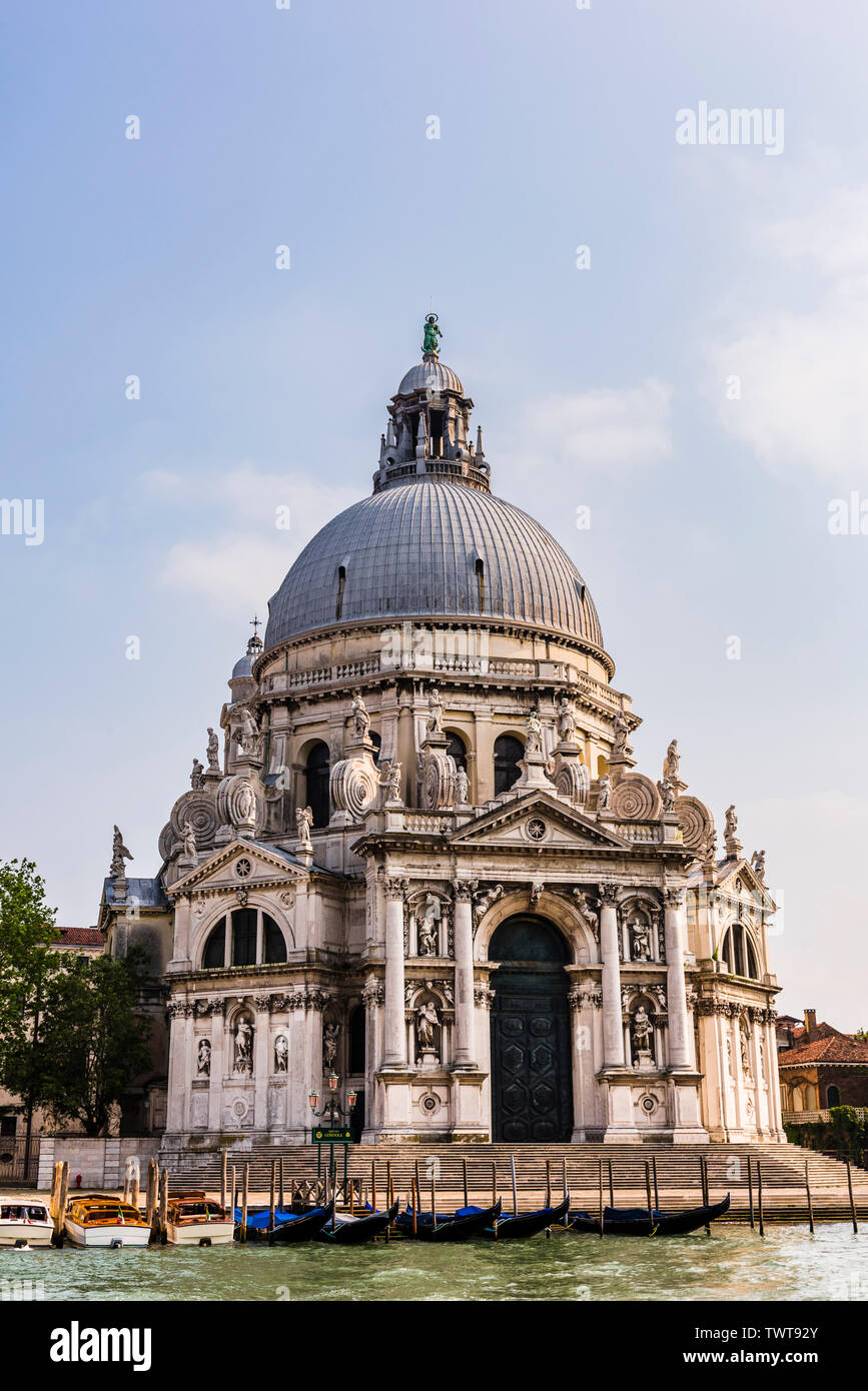 Kirche Santa Maria della Salute in Venedig, Italien Stockfoto