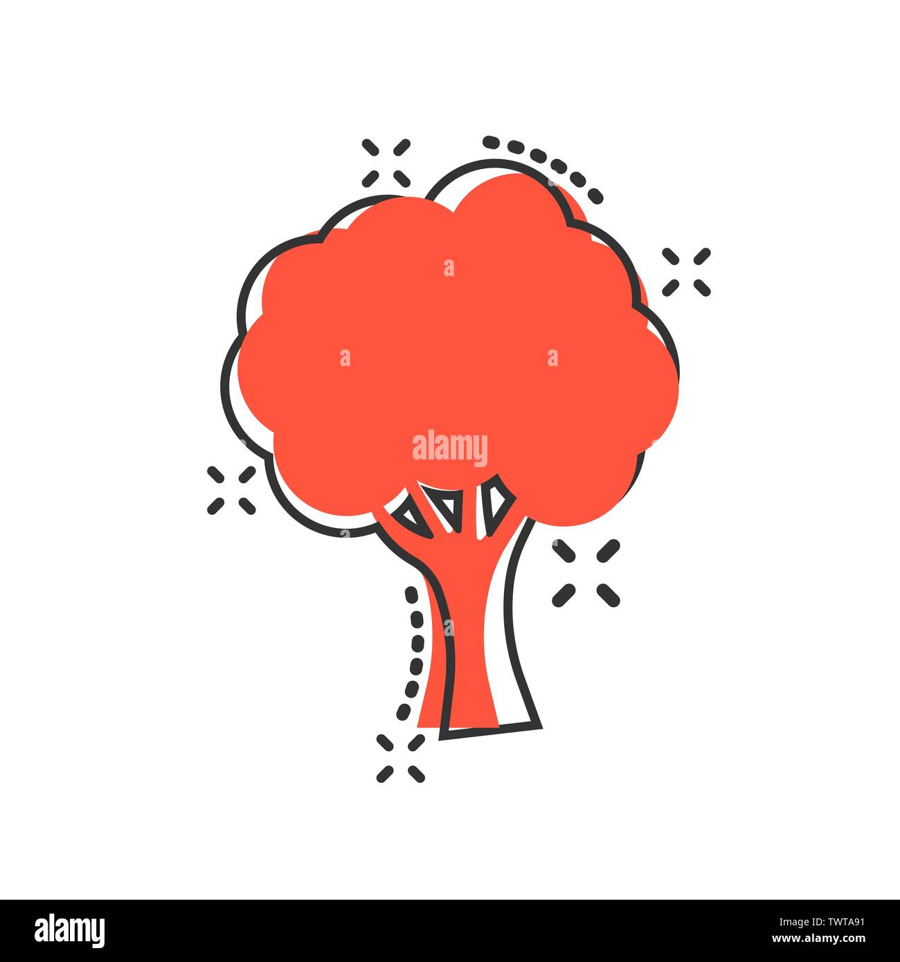 Comic Baum Stockfotos Und Bilder Kaufen Alamy