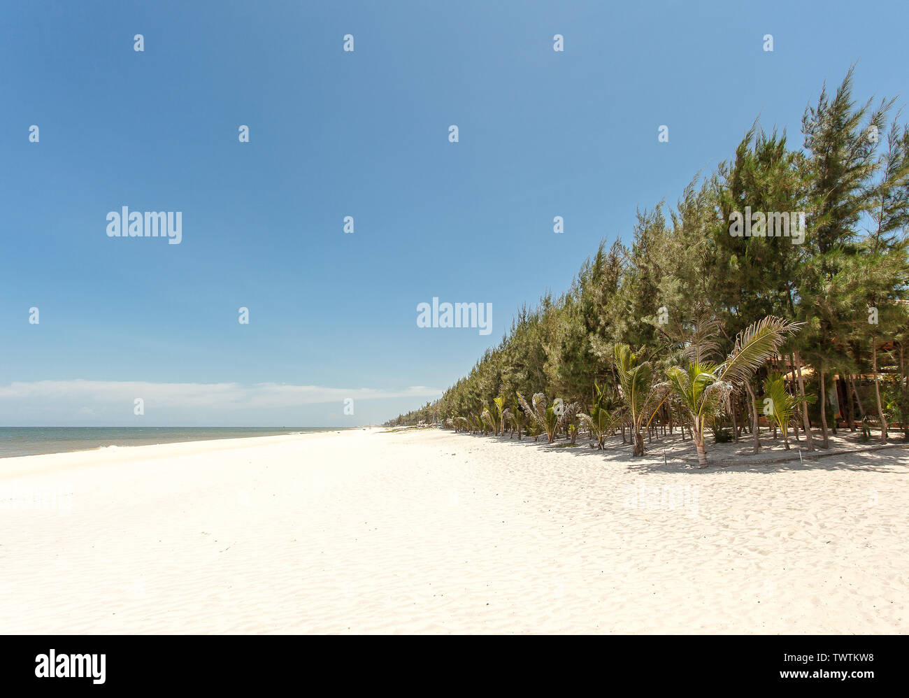 - [X] Ein schöner Blick auf den Strand von Mui Ne in Vietnam. Stockfoto