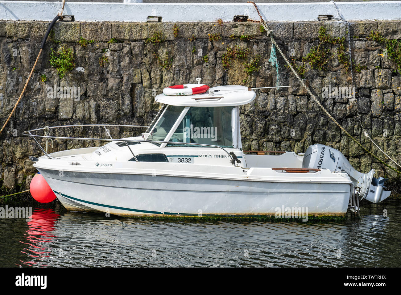 Castletown, Insel Man, 16. Juni 2019. Castletown Hafen Stockfoto