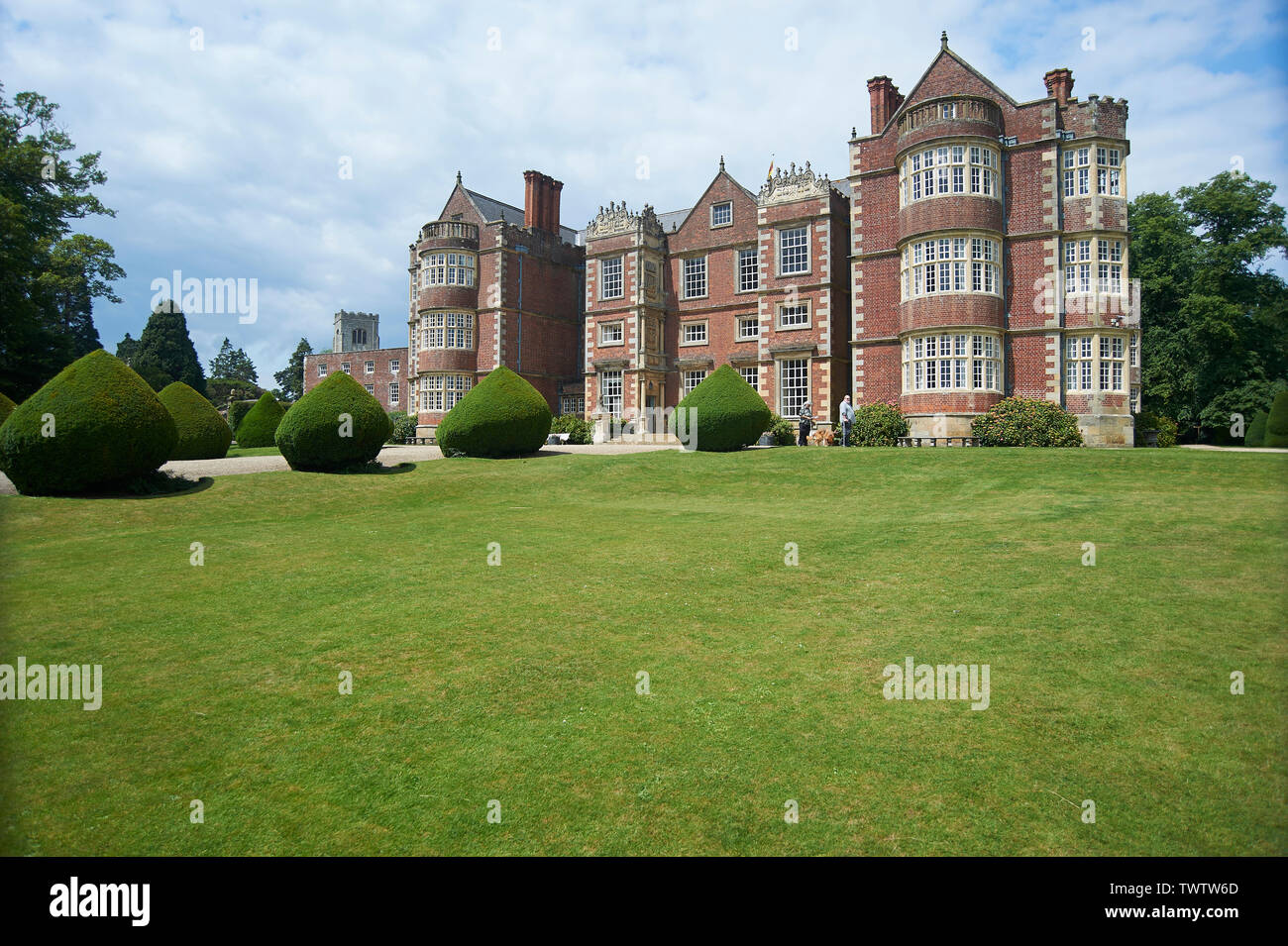 Burton Agnes Hall und die preisgekrönten Gärten im Herzen des East Yorkshire Wolds, England, UK GB. Stockfoto