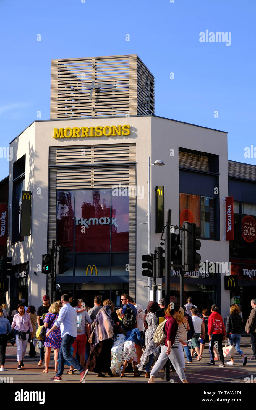 Morrisons Department Store, Ealing Broadway, London, Vereinigtes Königreich Stockfoto