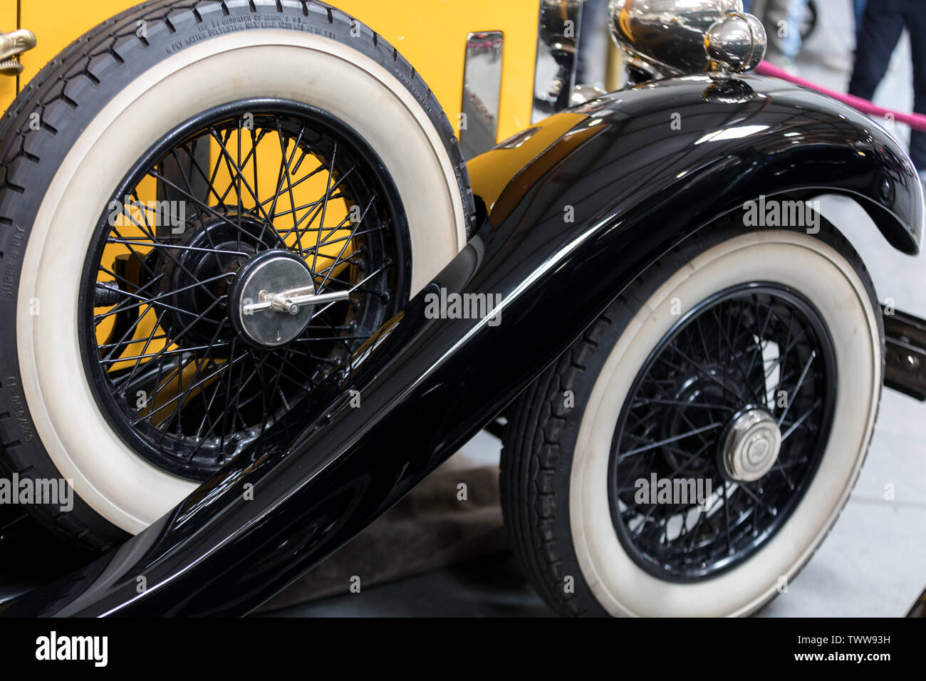 Krakau, Polen - 18. Mai 2019: Rolls-Royce Cabrio bei Moto Show in Krakau. In 1929-36 produziert. Vielleicht ist das nur so ein Auto in der Welt. Manufactur Stockfoto
