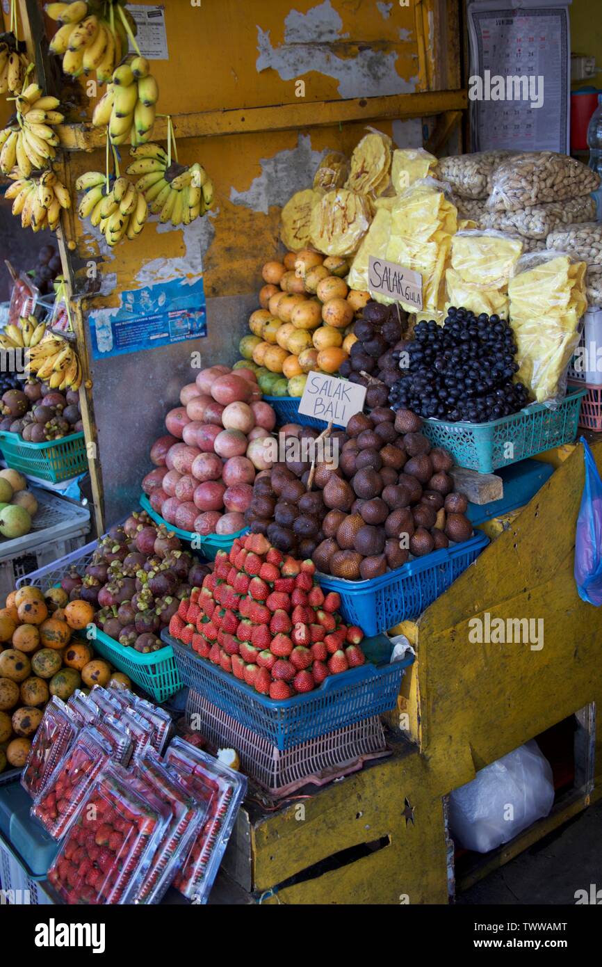 Bali Markt Stockfoto