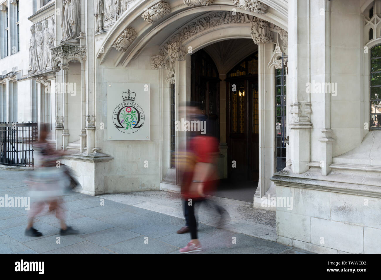 Der Oberste Gerichtshof Gebäude auf wenig George Street in London, Großbritannien. Stockfoto