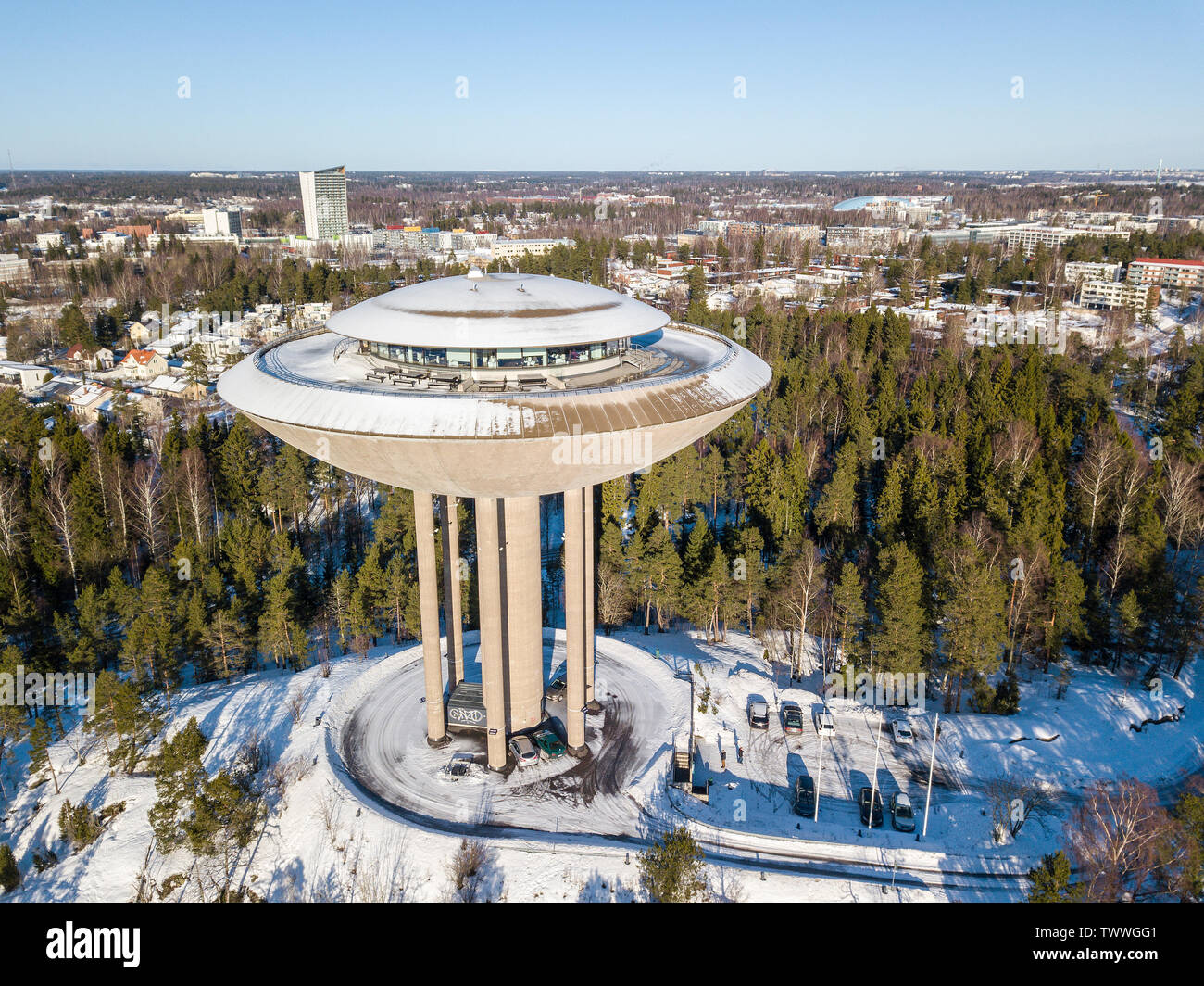 Luftaufnahme von Helsinki, Finnland Stockfoto