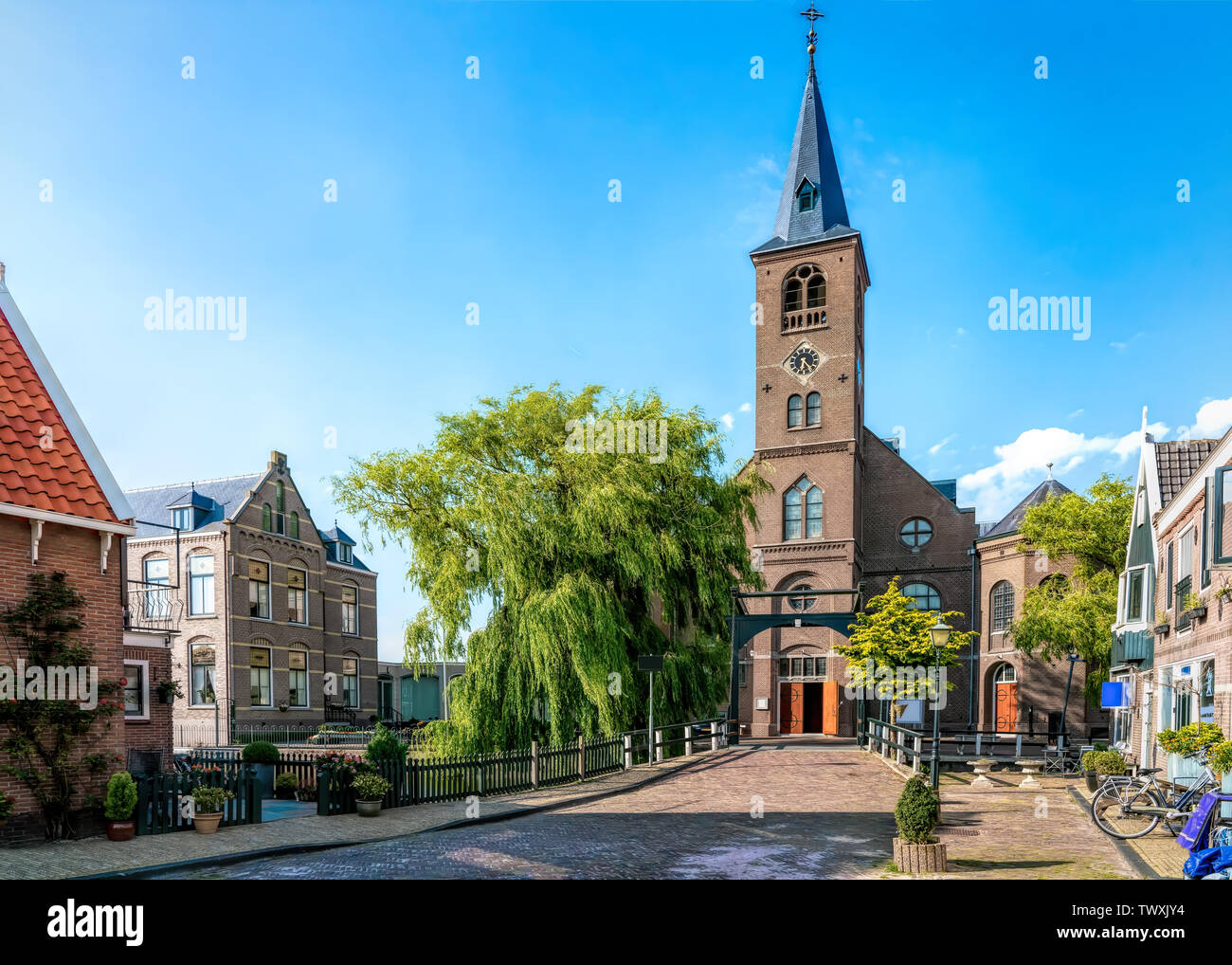 Kirche St. Vicentius in Edam-Volendam, Niederlande Stockfoto